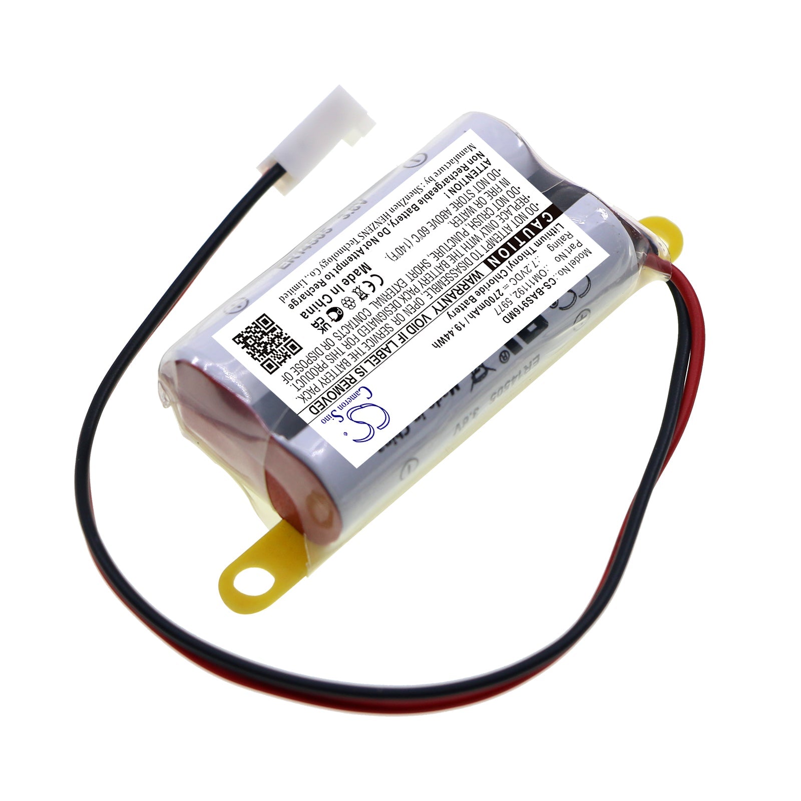 Li-SOCl2, Medical Battery fits Baxter Healthcare 2m91617, Colleague Infusion Pump Memory, 7.2V, 2700mAh Medical Cameron Sino Technology Limited