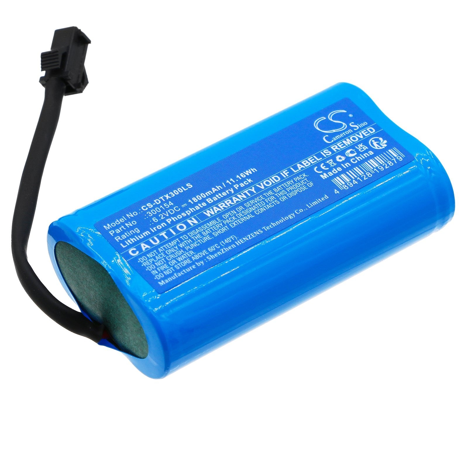 LiFePO4, Emergency Lighting Battery fits Dotlux Exittop 3679-1 3h, 6.2V, 1800mAh Emergency Lighting Cameron Sino Technology Limited
