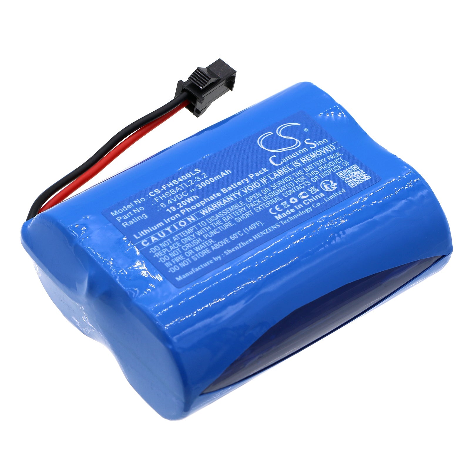 LiFePO4, Emergency Lighting Battery fits Fullham Fhsac1-unv-40l, 6.4V, 3000mAh Emergency Lighting Cameron Sino Technology Limited