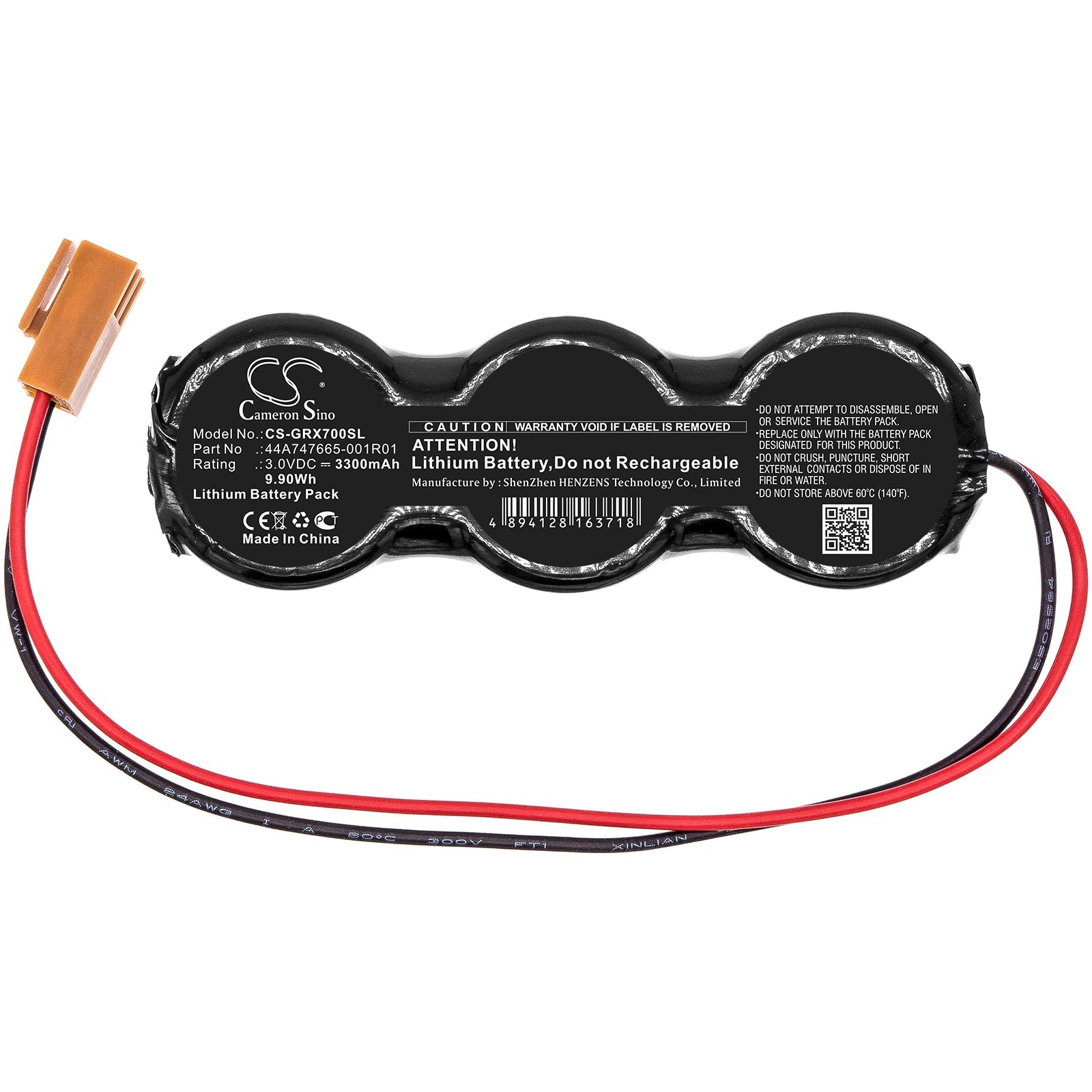 Lithium Battery fits Ge, Fanuc Rx3i, Fanuc Rx7i 3.0V, 3300mAh PLC Cameron Sino Technology Limited