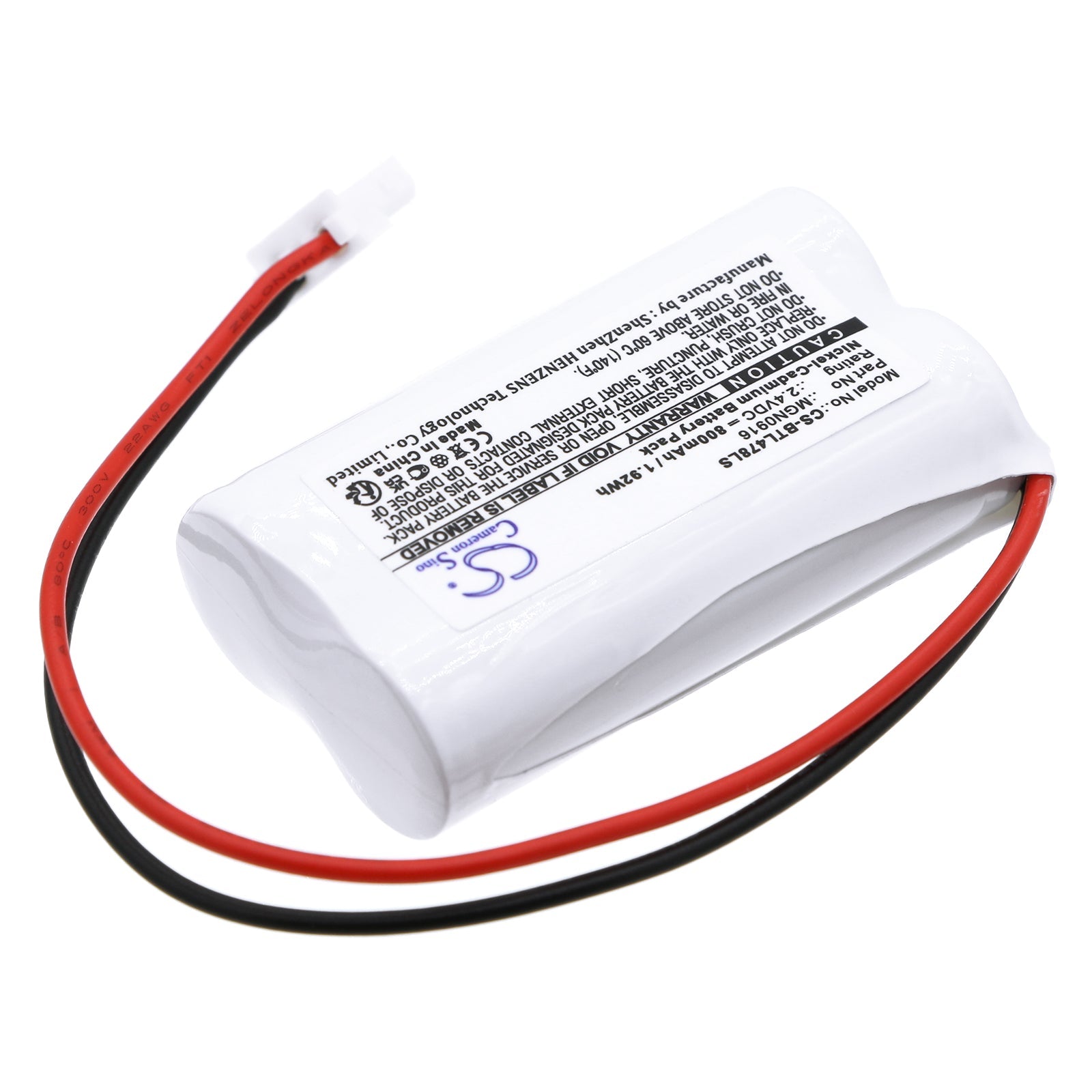 Ni-CD, Emergency Lighting Battery fits Bticino 789798, 806312, 2.4V, 800mAh Emergency Lighting Cameron Sino Technology Limited