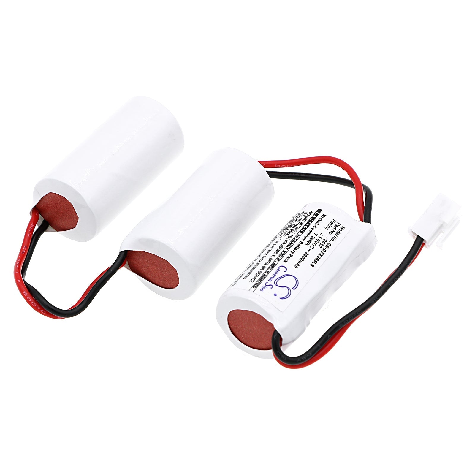 Ni-CD, Emergency Lighting Battery fits Dotlux 3679, Exittop, 3.6V, 2000mAh Emergency Lighting Cameron Sino Technology Limited