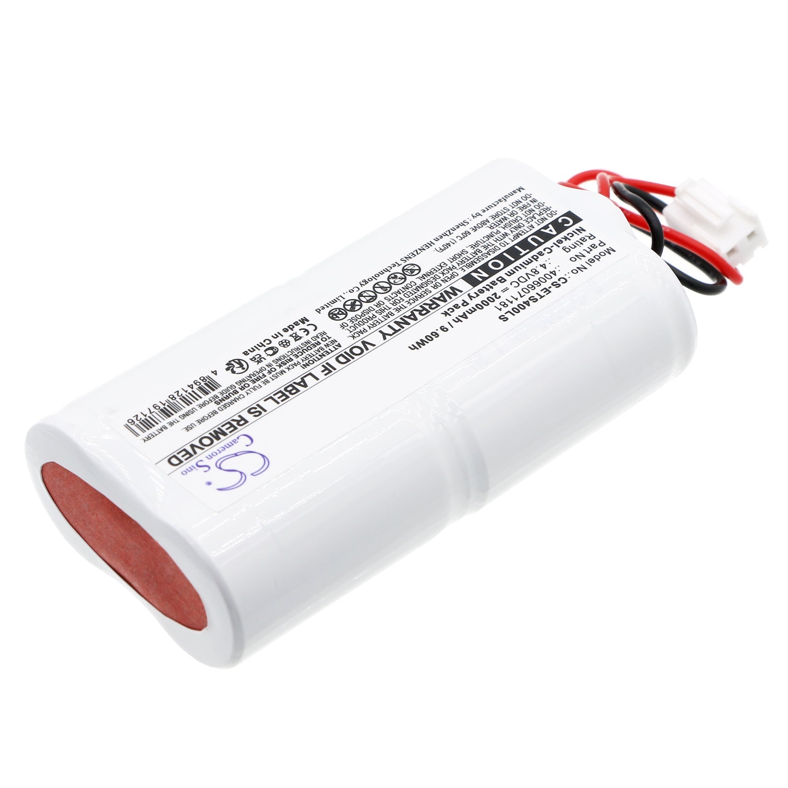 Ni-CD, Emergency Lighting Battery fits Eaton Ceag Lamp, Sv Euro 4 Led, 4.8V, 2000mAh Emergency Lighting Cameron Sino Technology Limited