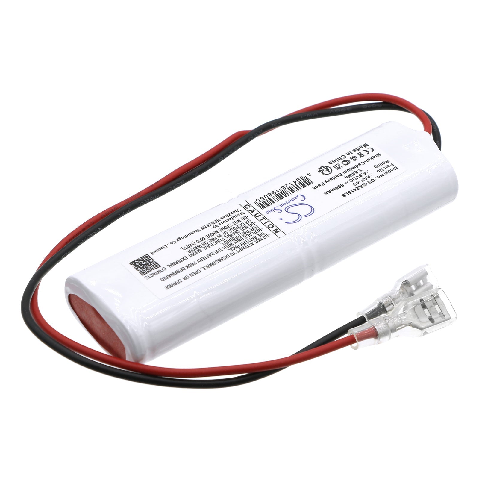 Ni-CD, Emergency Lighting Battery fits Gaz 5161000415, 4.8V, 800mAh Emergency Lighting Cameron Sino Technology Limited