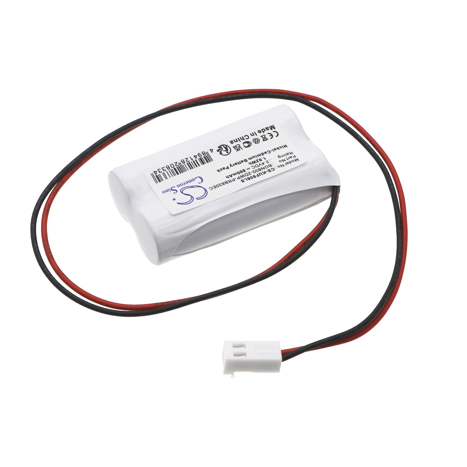 Ni-CD, Emergency Lighting Battery fits Kaufel 850.0061, Fire Exit Light, 2.4V, 800mAh Emergency Lighting Cameron Sino Technology Limited