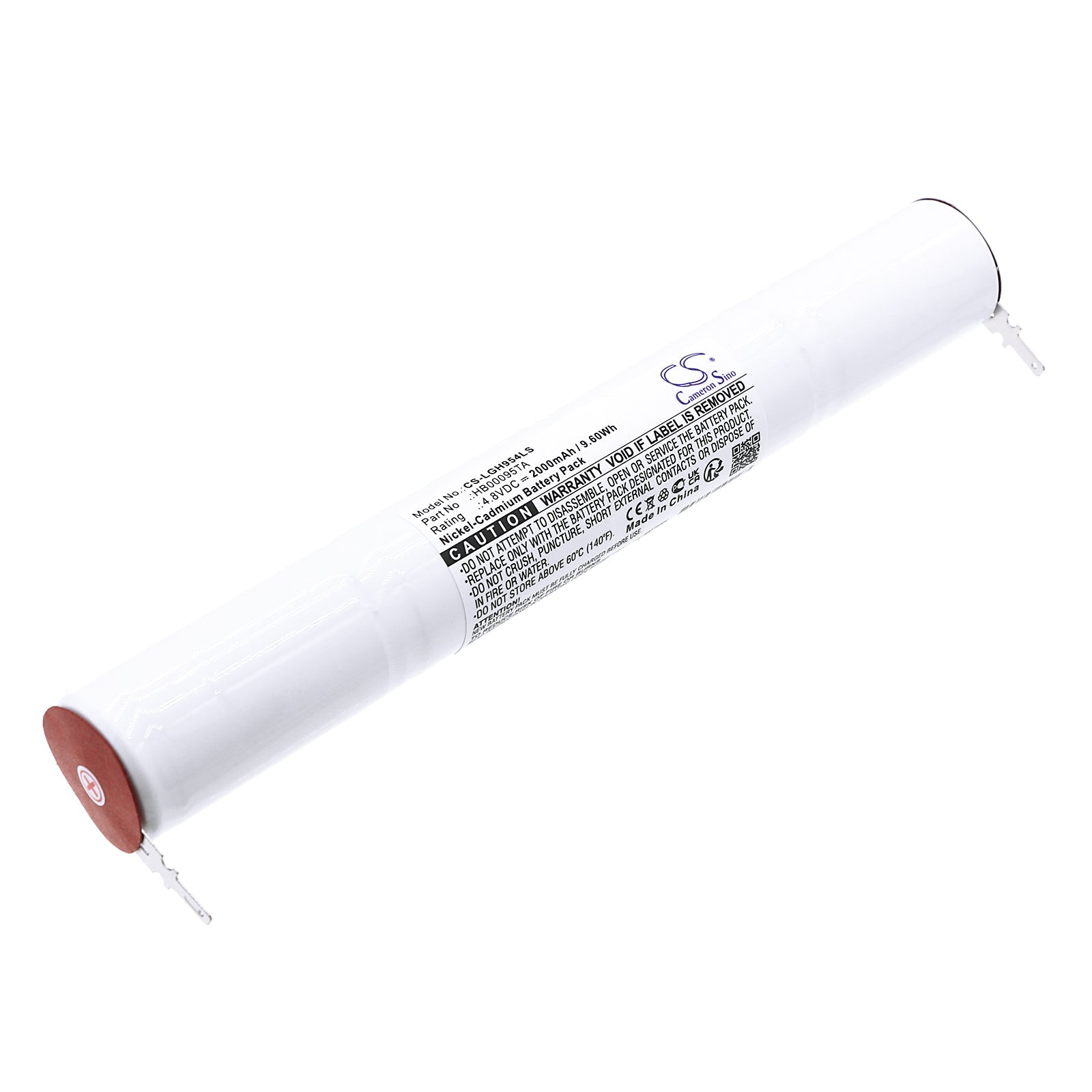 Ni-CD, Emergency Lighting Battery fits Legrand 61884, 9342819, 4.8V, 2000mAh Emergency Lighting Cameron Sino Technology Limited