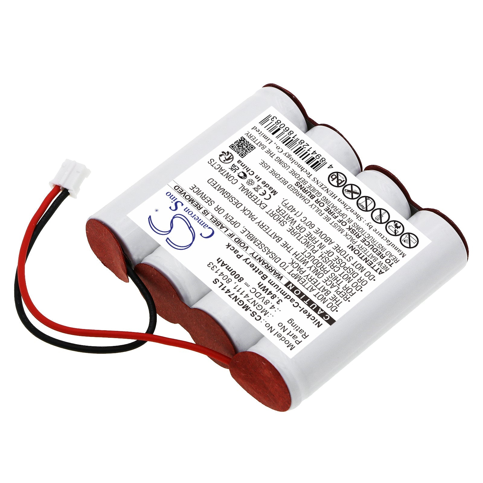 Ni-CD, Emergency Lighting Battery fits Luminox 804133, 805504, 4.8V, 800mAh Emergency Lighting Cameron Sino Technology Limited