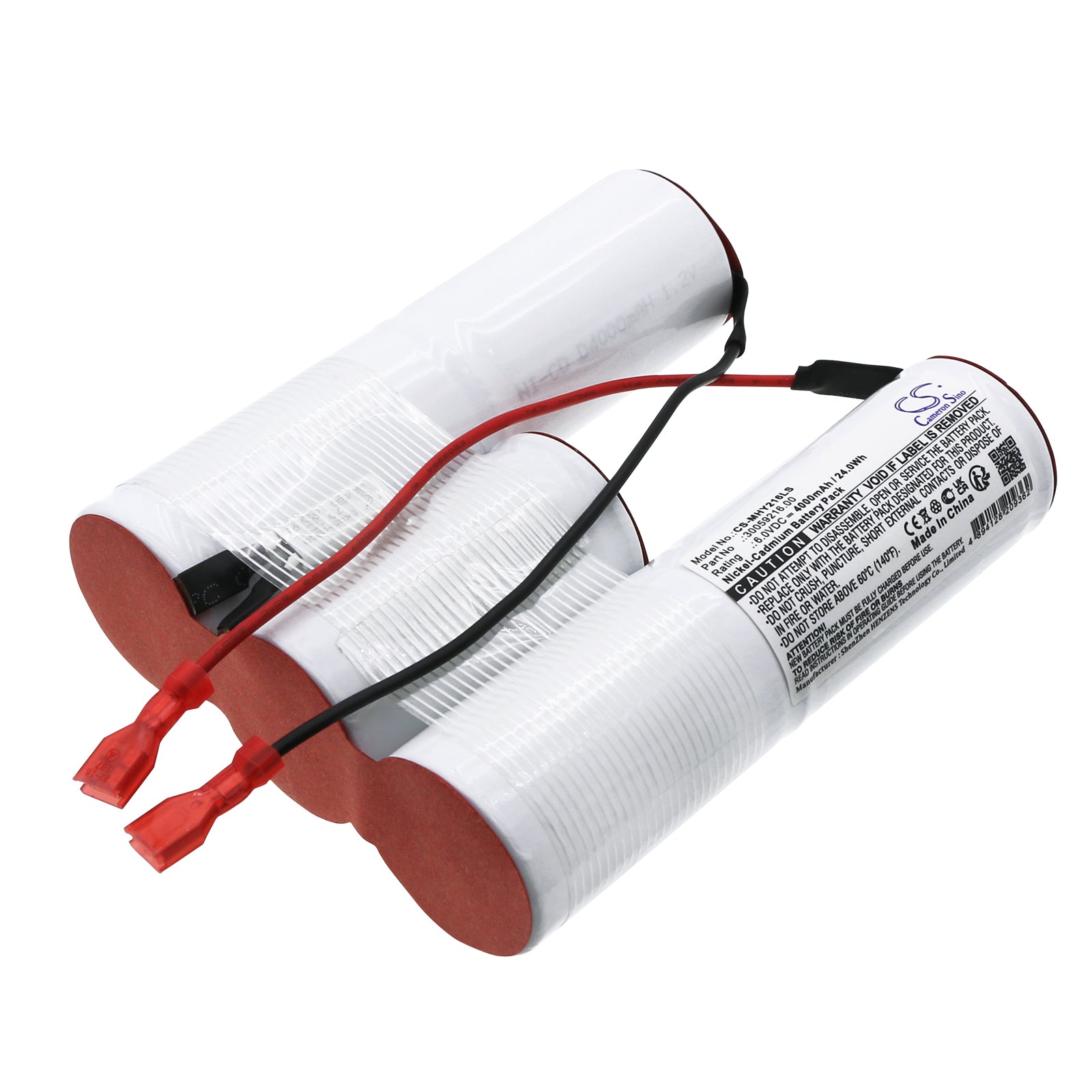 Ni-CD, Emergency Lighting Battery fits Tiga Il60, Il600, 6.0V, 4000mAh Emergency Lighting Cameron Sino Technology Limited
