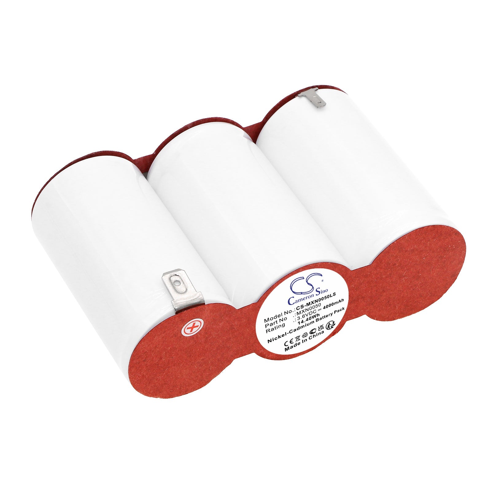 Ni-CD, Emergency Lighting Battery fits Ura 131607, 137973, 3.6V, 4000mAh Emergency Lighting Cameron Sino Technology Limited