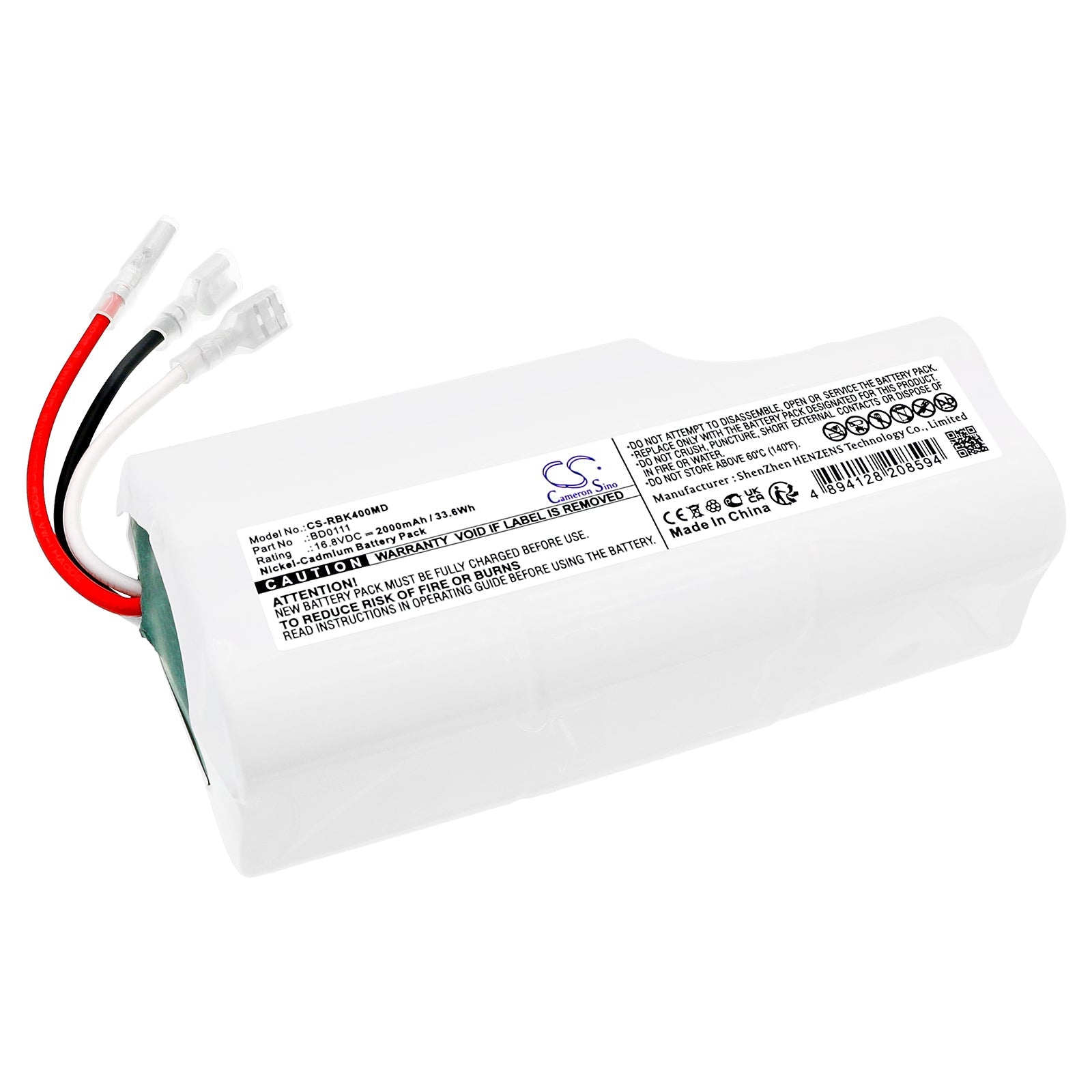 Ni-CD, Medical Battery fits Rauland-borg R4kbk400, Responder Nurse Call R4000, 16.8V, 2000mAh Medical Cameron Sino Technology Limited