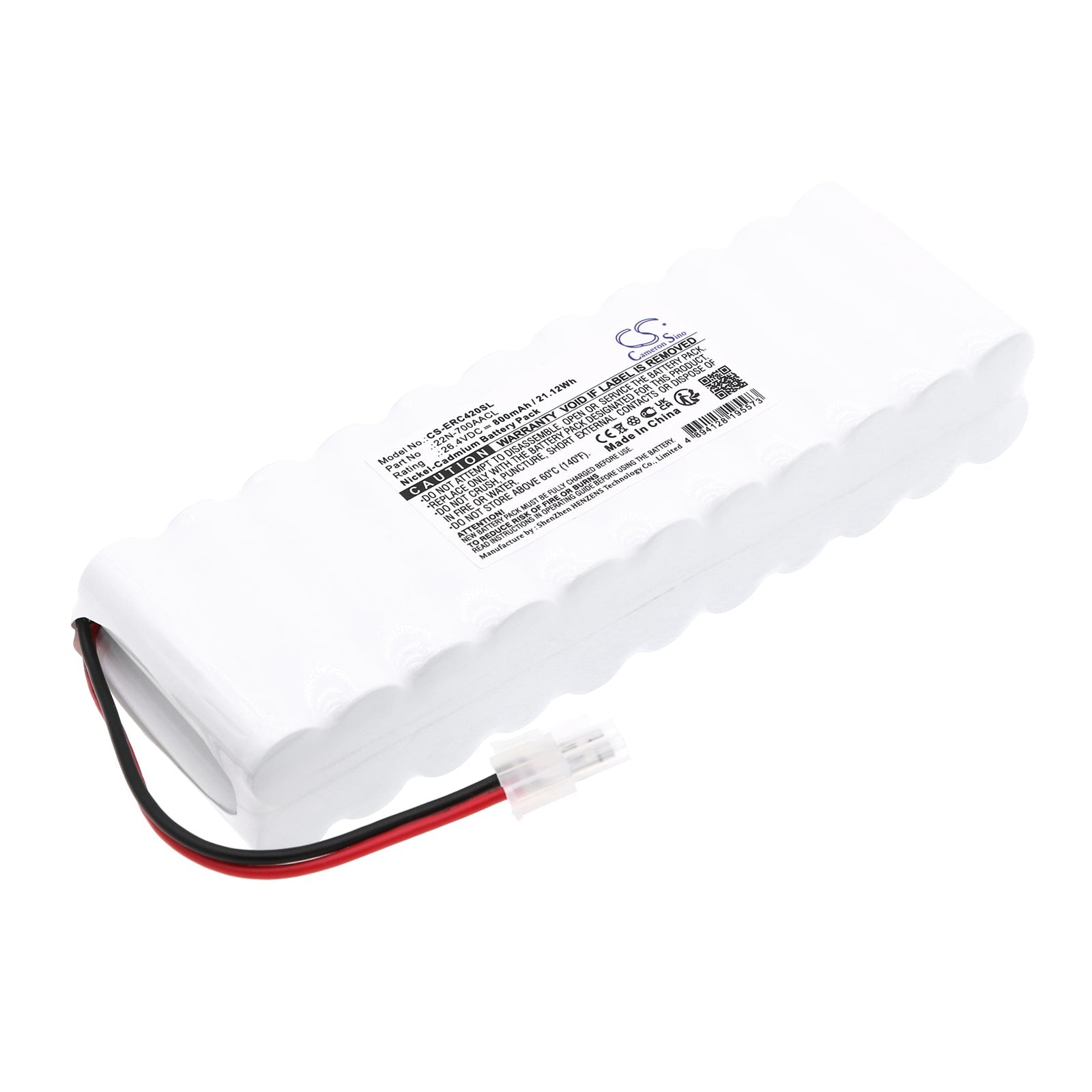 Ni-CD, PLC Battery fits Epson Rc420 Ez Module, 26.4V, 800mAh PLC Cameron Sino Technology Limited