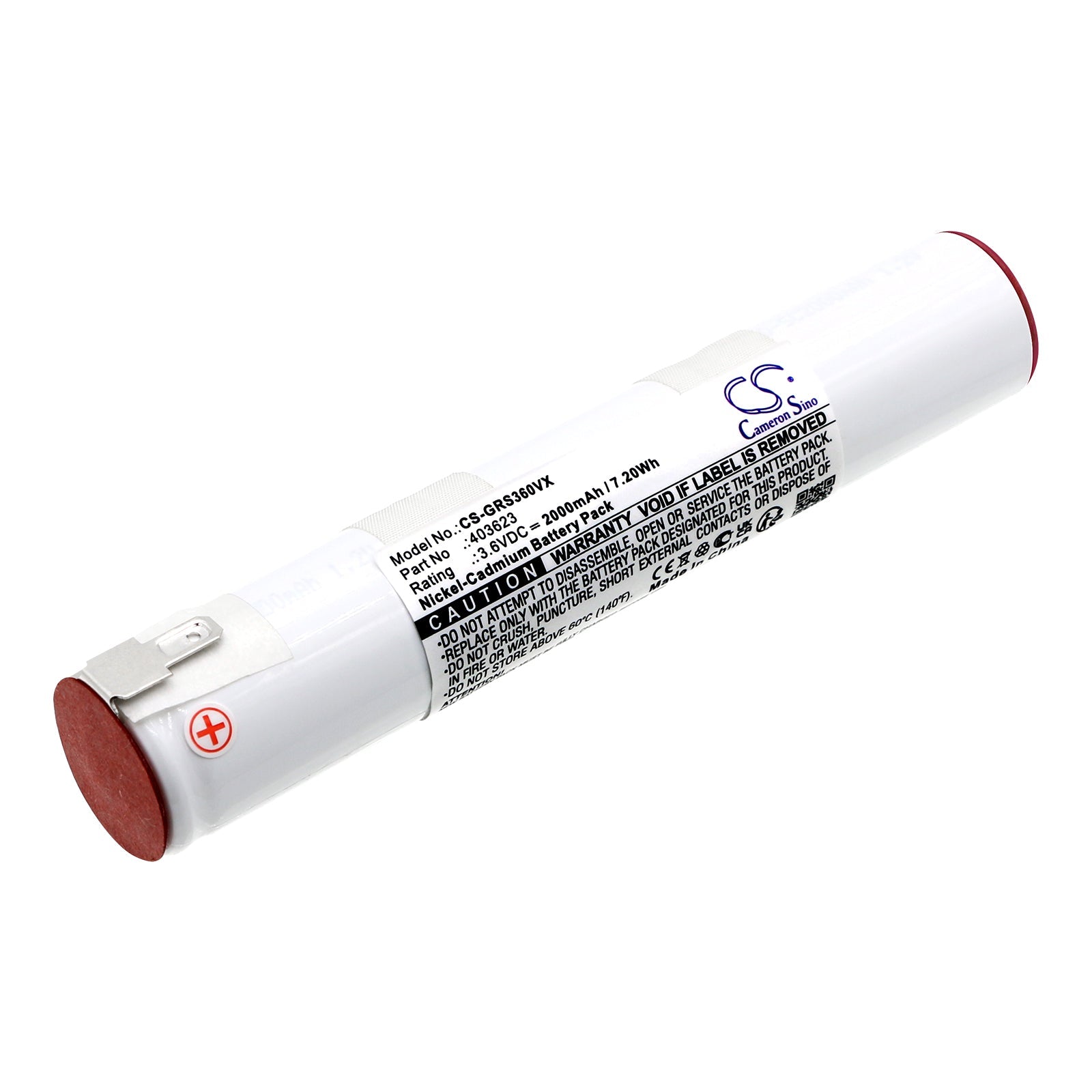 Ni-CD, Vacuum Battery fits Gorenje Mvce36eb, Sesalnik Mvce36eb, 3.6V, 2000mAh Vacuum Cameron Sino Technology Limited