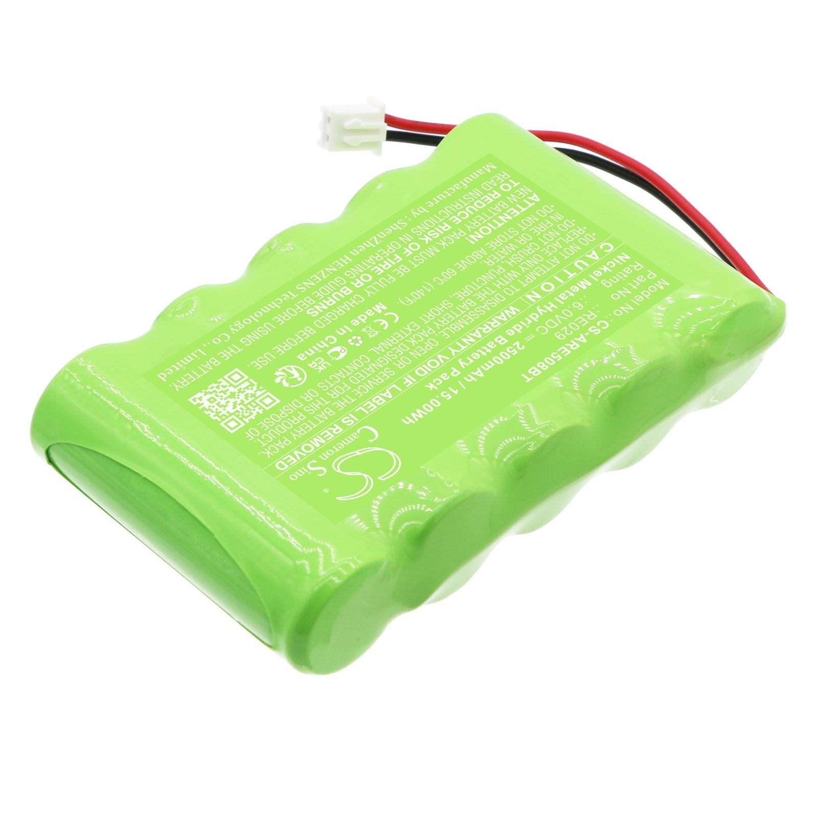 Ni - MH, Alarm System Battery fits Helix Alarm Panel, Alula Connect+ Control Panel, 6.0V, 2500mAh - Batterybuyer.ca