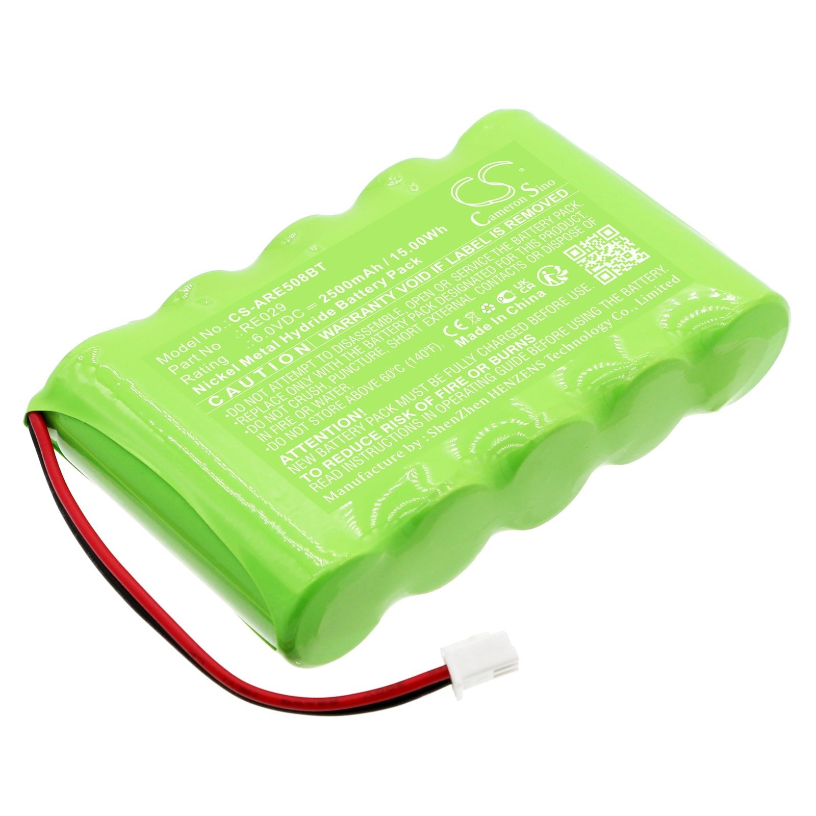 Ni - MH, Alarm System Battery fits Helix Alarm Panel, Alula Connect+ Control Panel, 6.0V, 2500mAh - Batterybuyer.ca