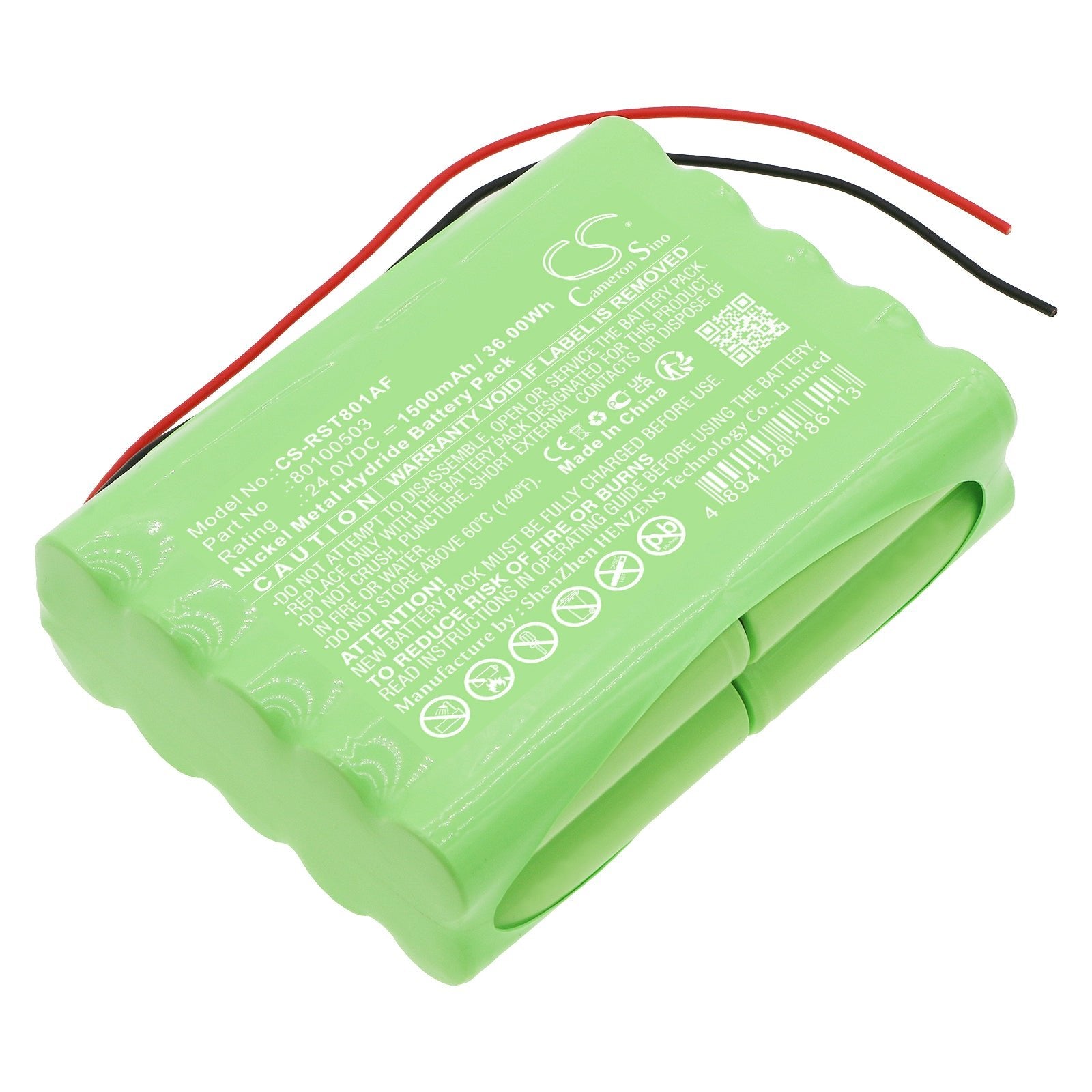 Ni-MH, Automatic Doors Battery fits Record 80100503, 24.0V, 1500mAh Automatic Doors Cameron Sino Technology Limited
