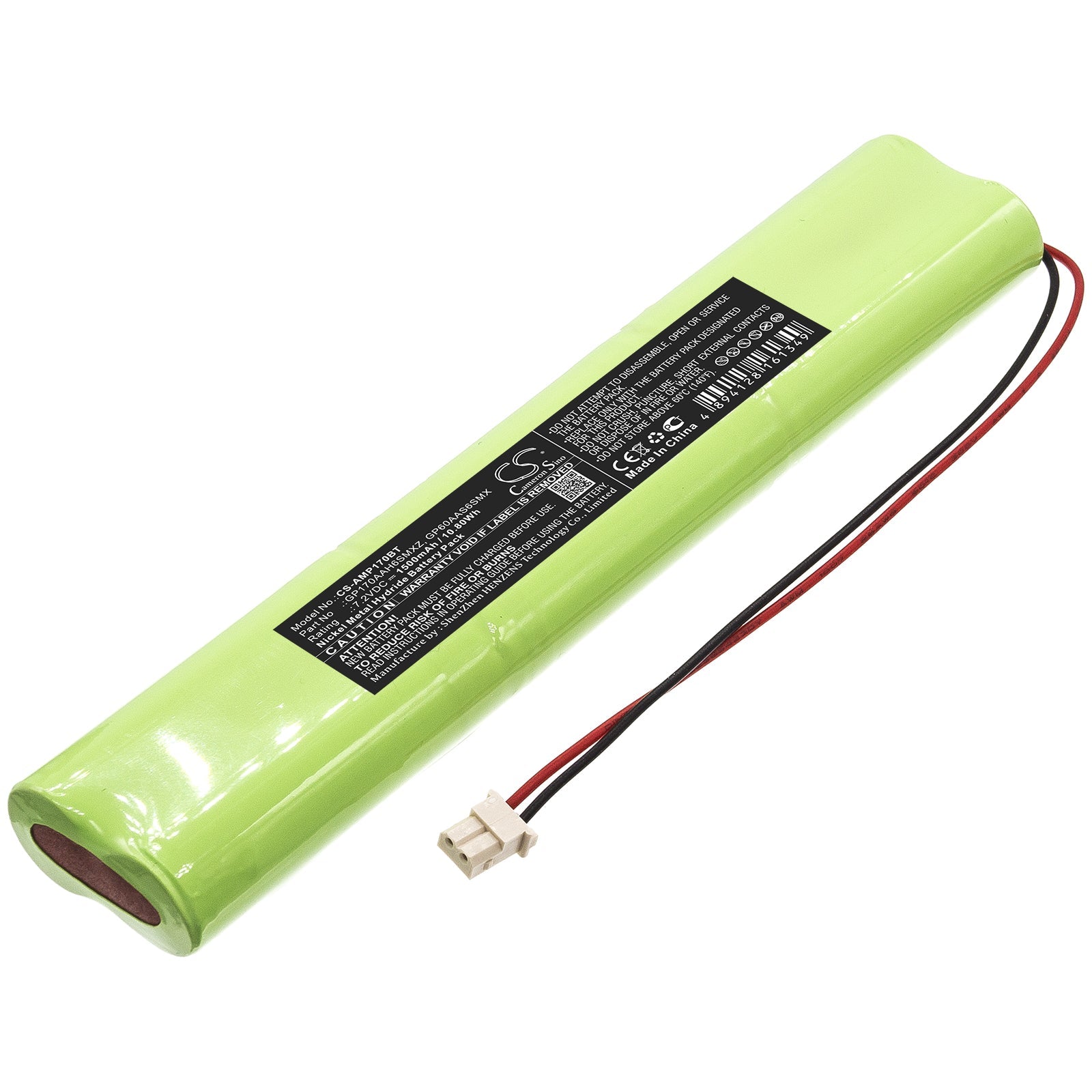 Ni - MH Battery fits Aem, Gp170aah6smxz, Gp60aas6smx 7.2V, 1500mAh - Batterybuyer.ca