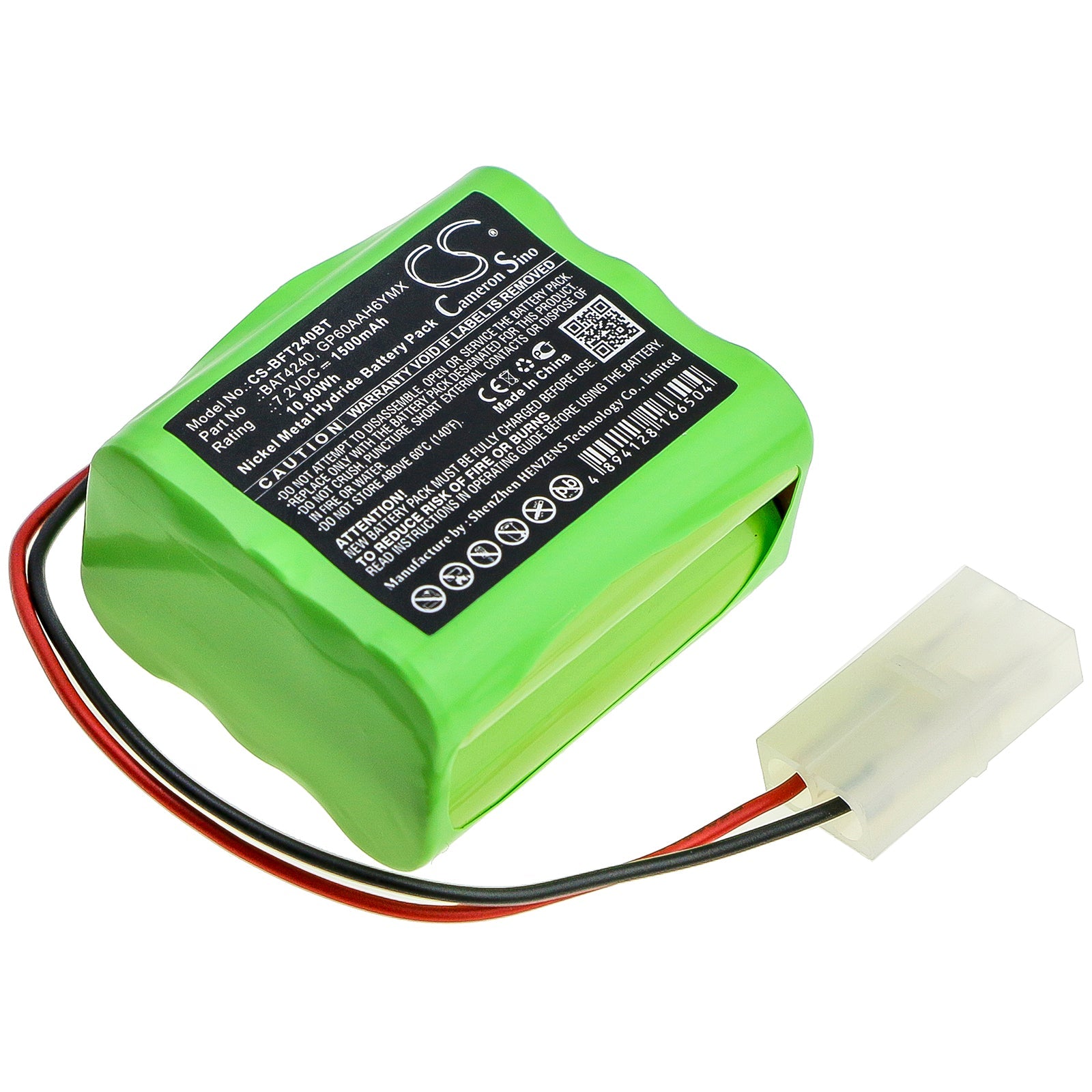 Ni-MH Battery fits Burley, Gas Fire 7.2V, 1500mAh PLC Cameron Sino Technology Limited