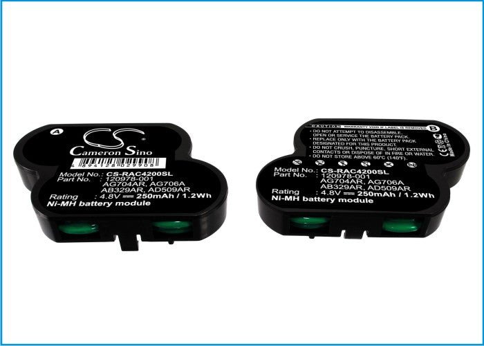Ni-MH Battery fits Compaq, Msa1000, Msa1510i/msa20, Msa1510i/msa30 Scsi 4.8V, 250mAh Industrial Cameron Sino Technology Limited