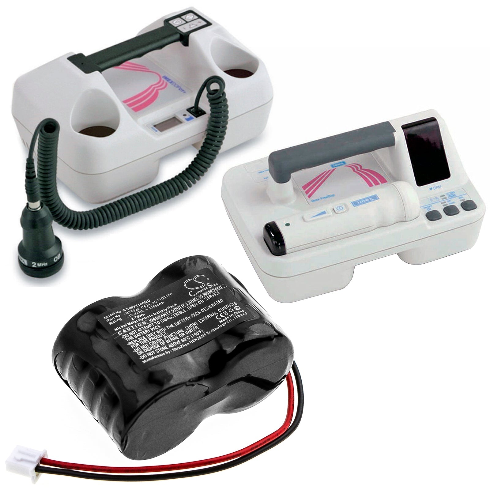 Ni-MH Battery fits Imex, 421, Br0024, Bt0022 12.0V, 230mAh Medical Cameron Sino Technology Limited