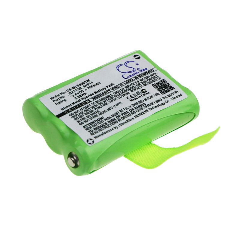 Ni-MH Battery fits Midland, Lxt600, Lxt630 3.6V, 700mAh Two-Way Radio Cameron Sino Technology Limited