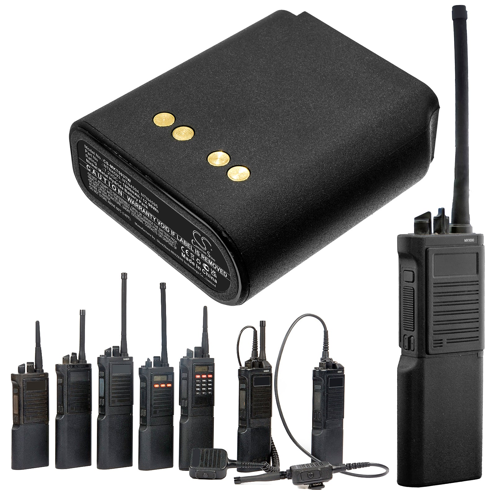 Ni-MH Battery fits Motorola, Ntn4538, Ntn4592, Ntn4593, Ntn4593dr, Ntn4594, Ntn4595, Ntn4595a, Ntn4595b, Ntn4595dr, Ntn4595m, Nt Mobile & SmartPhone Cameron Sino Technology Limited (Suspended)