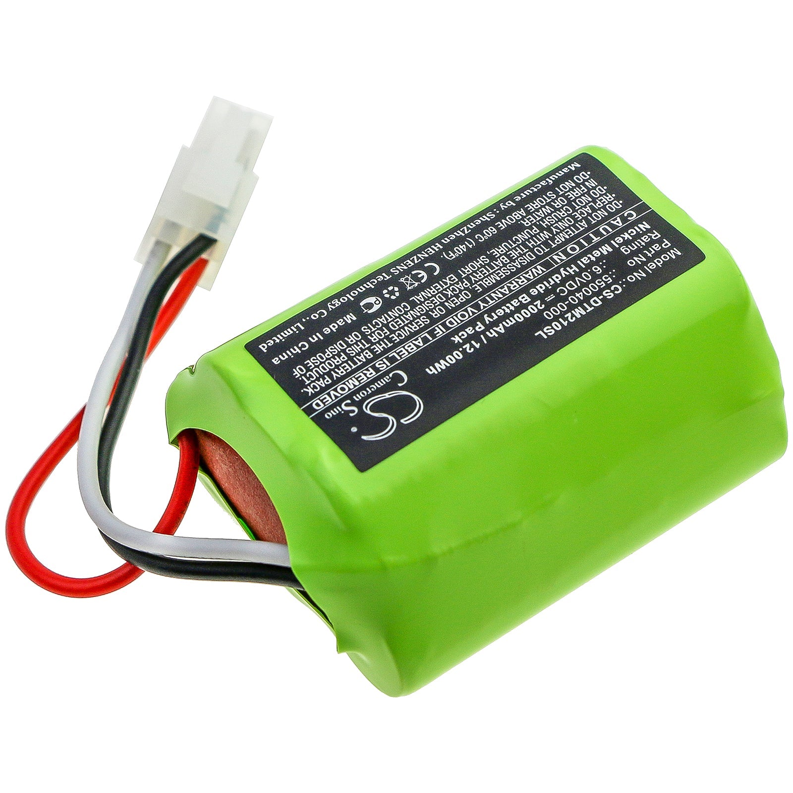 Ni-MH Battery fits Oneil, Microflash 2 6.0V, 2000mAh Portable Printer Cameron Sino Technology Limited