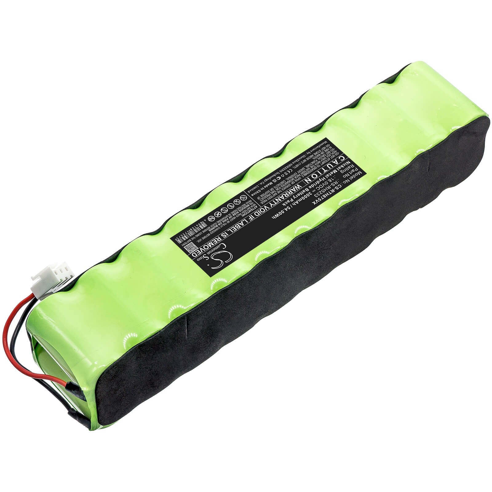 Ni-MH Battery fits Rowenta, 2210017128, 2210017132 18.0V, 3000mAh / 54.00Wh Vacuum Cameron Sino Technology Limited