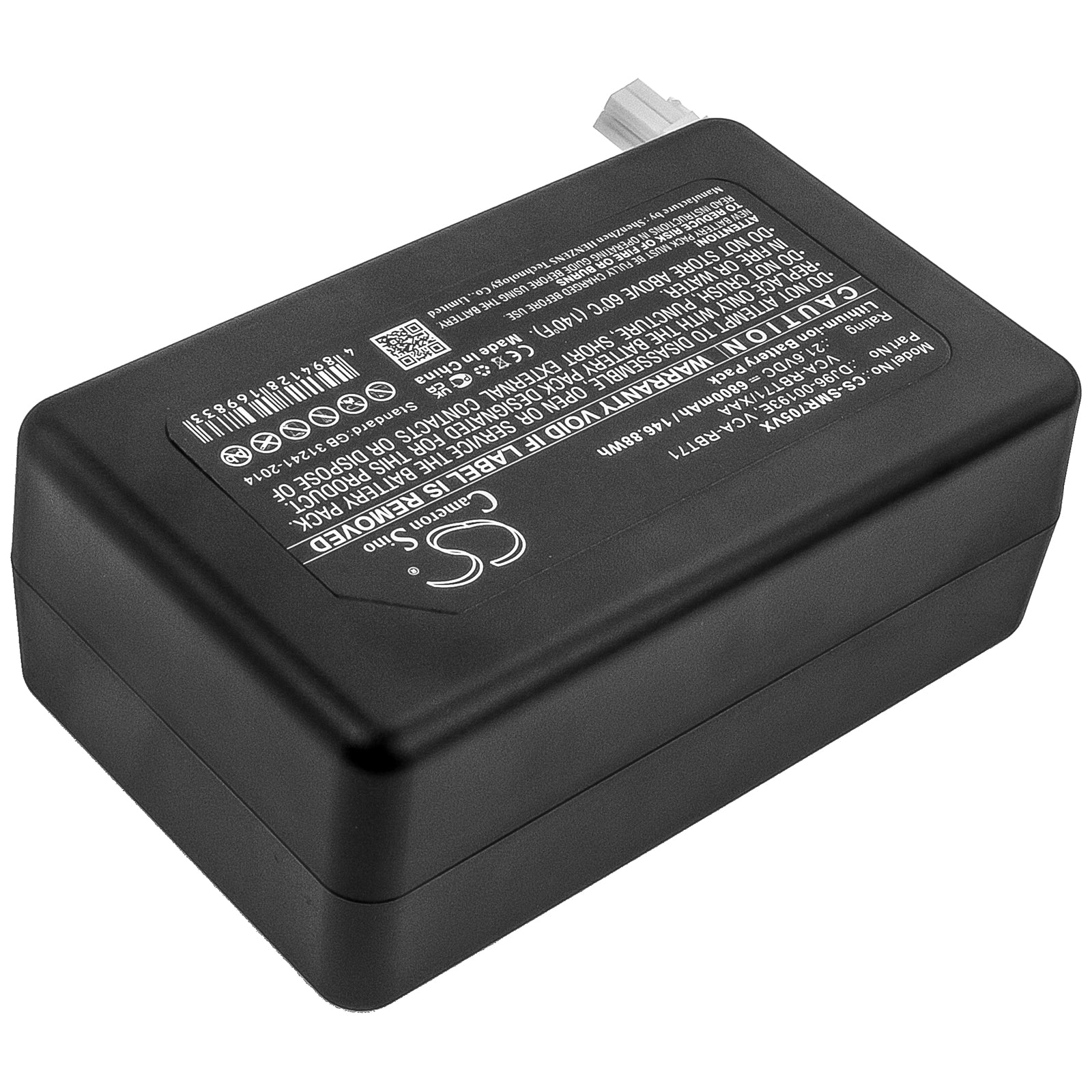 Ni-MH Battery fits Samsung, Powerbot R7040, R1am7010uw / Aa, Vr1am7010u5 / Aa 21.6V, 6800mAh Vacuum Cameron Sino Technology Limited