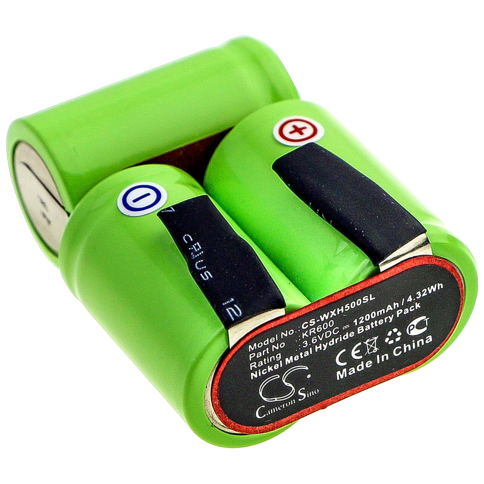 Ni-MH Battery fits Tondeo, Eco Xp, Eco Xp Profi, Wella 3.6V, 1200mAh Shaver Cameron Sino Technology Limited