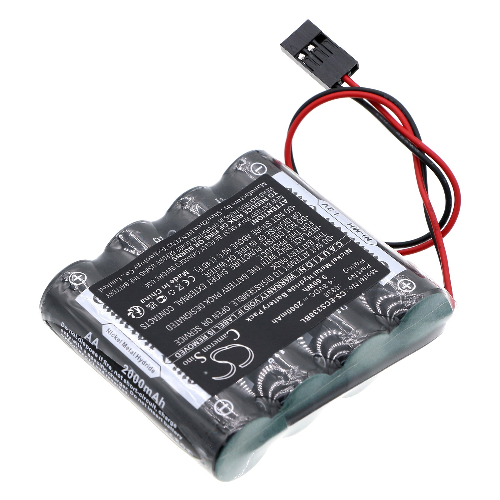 Ni-MH, Cash Register Battery fits Ei Mobika Cash Register, Ticket Cash Register, 4.8V, 2000mAh Cash Register Cameron Sino Technology Limited