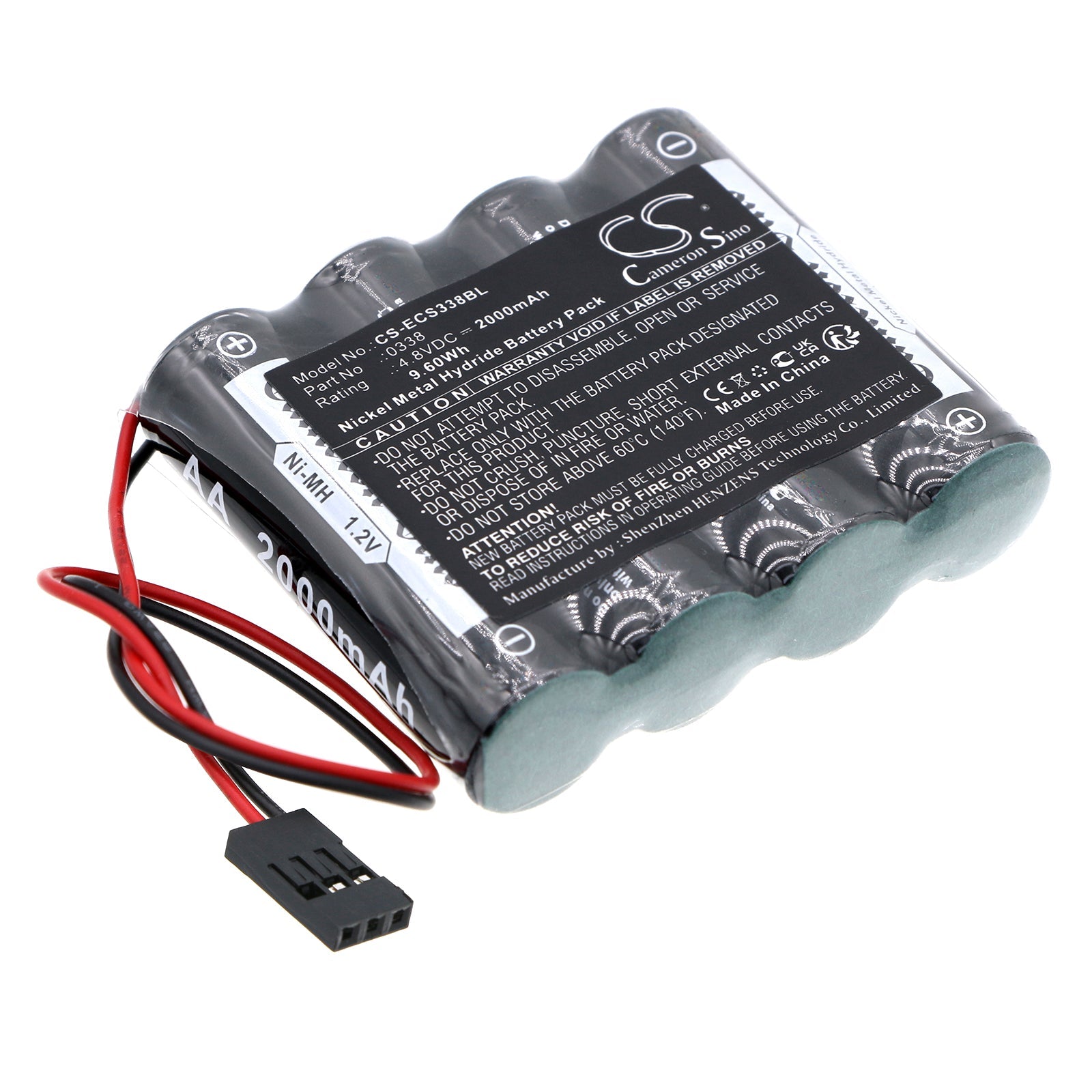 Ni-MH, Cash Register Battery fits Ei Mobika Cash Register, Ticket Cash Register, 4.8V, 2000mAh Cash Register Cameron Sino Technology Limited
