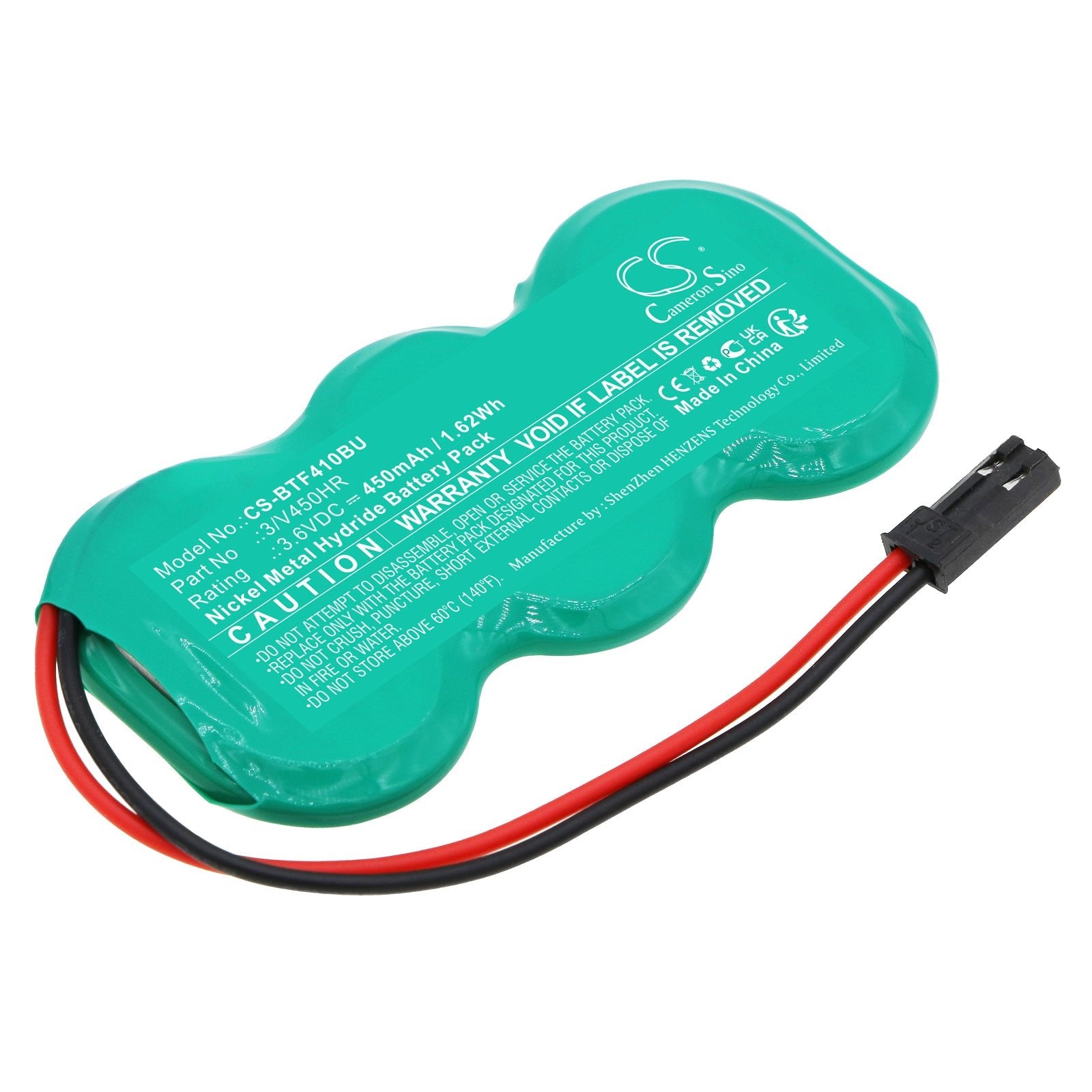 Ni-MH, CMOS / BackUp Battery fits Brother Fax4100e Fax Machine, 3.6V, 450mAh CMOS / BackUp Cameron Sino Technology Limited