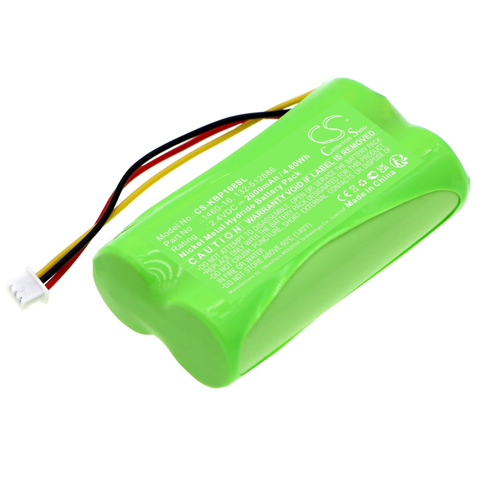Ni-MH, Door Lock Battery fits Kaba Programmer 1460, 2.4V, 2000mAh Door Lock Cameron Sino Technology Limited
