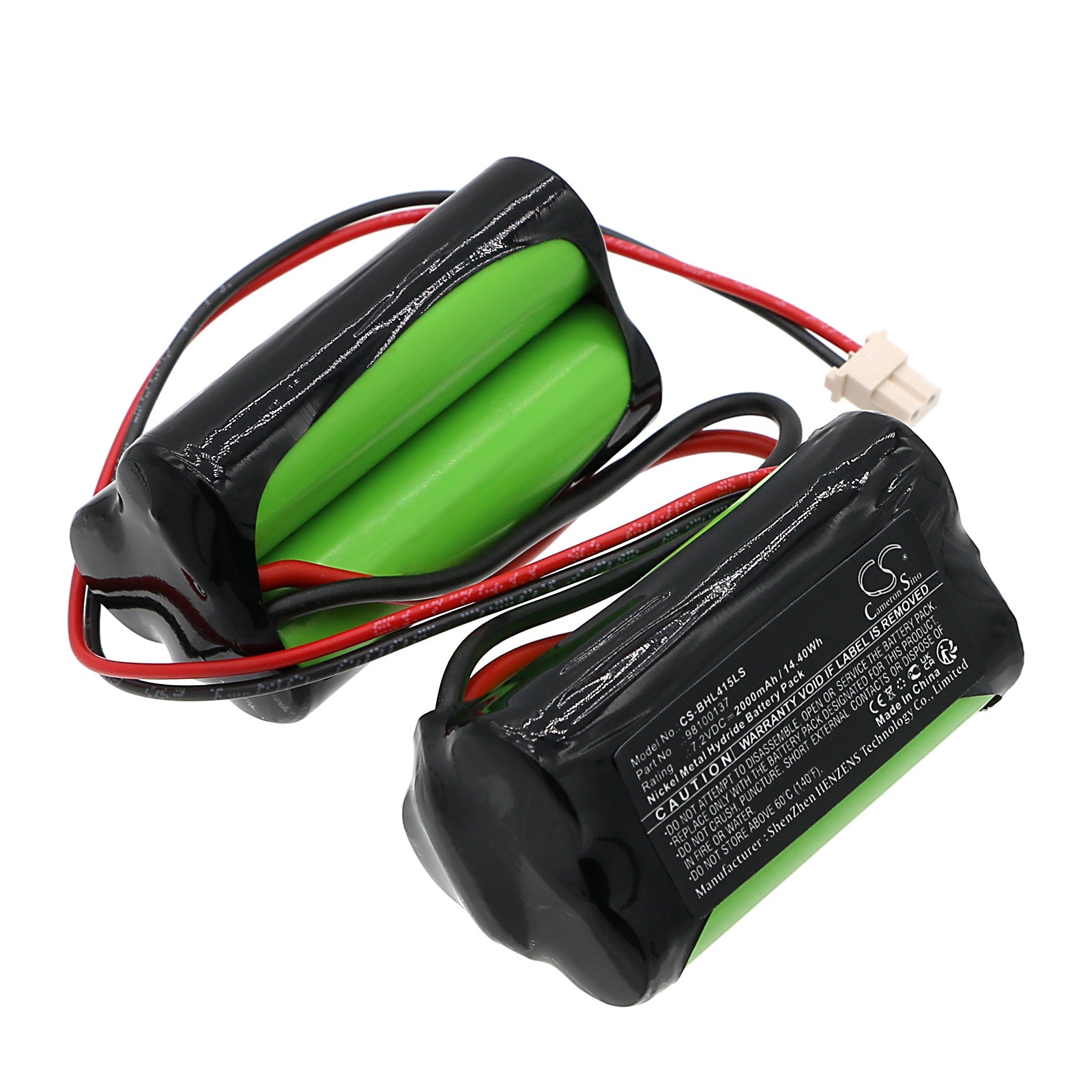 Ni-MH, Emergency Lighting Battery fits Beghelli 415393001, 7.2V, 2000mAh Emergency Lighting Cameron Sino Technology Limited