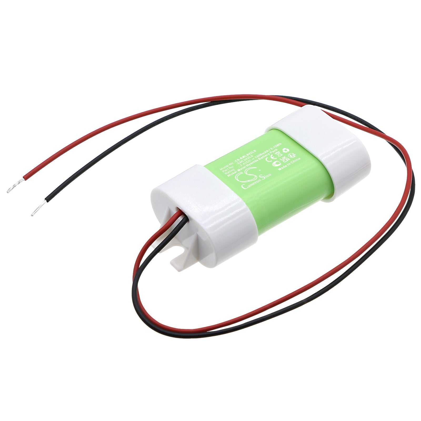 Ni-MH, Emergency Lighting Battery fits Cameron Sino Technologies, 2.4V, 1300mAh Emergency Lighting Cameron Sino Technology Limited