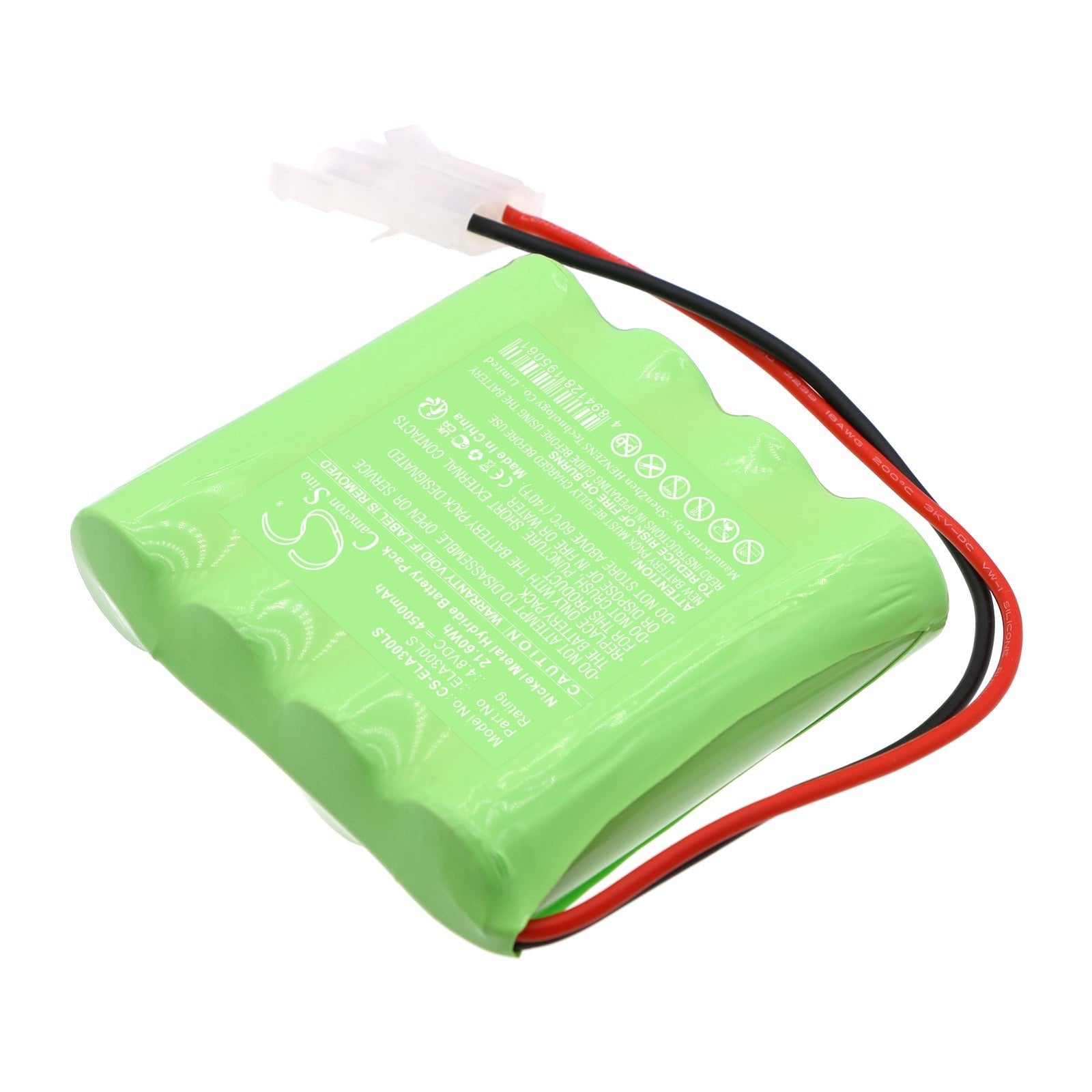 Ni-MH, Emergency Lighting Battery fits Cameron Sino Technologies, 4.8V, 4500mAh Emergency Lighting Cameron Sino Technology Limited