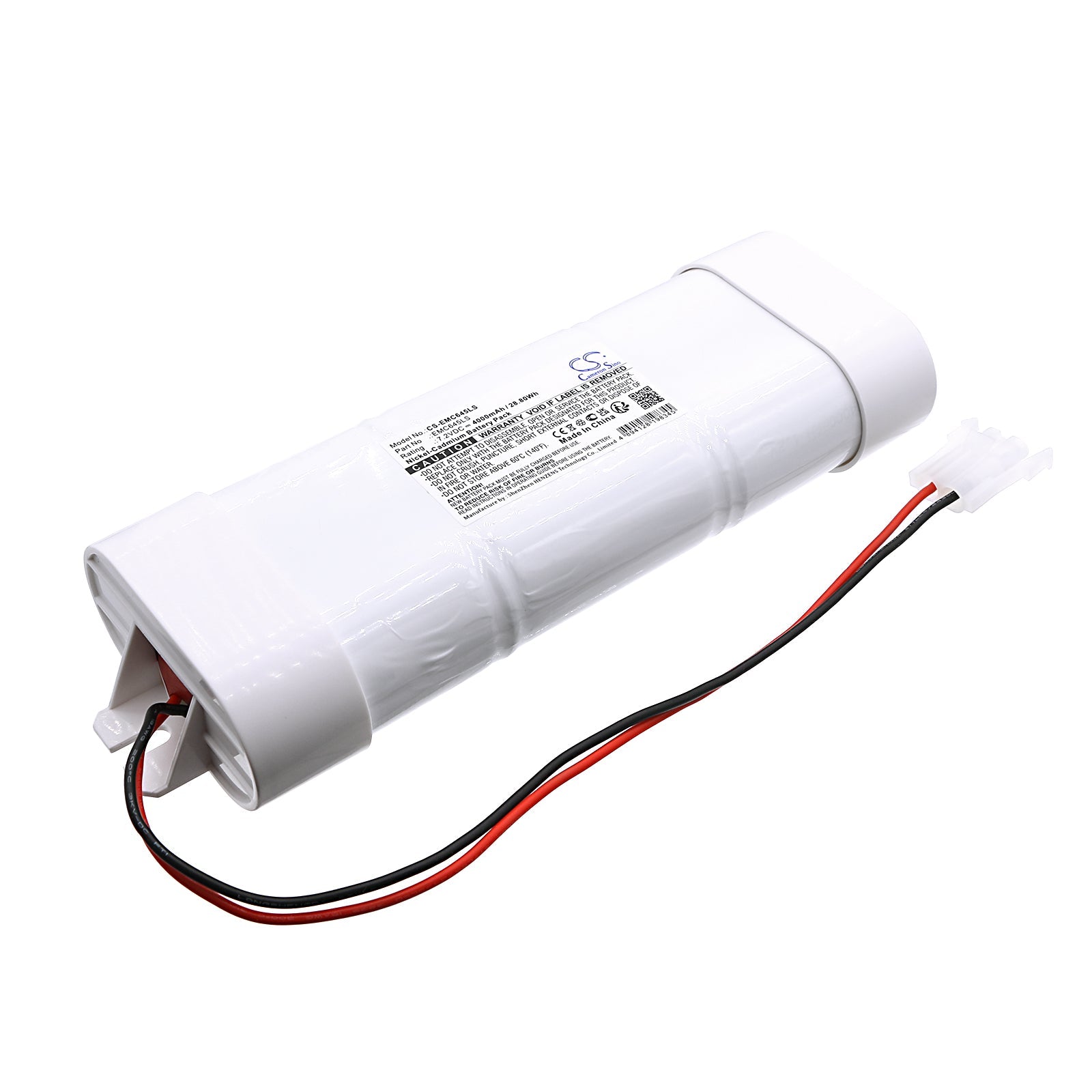 Ni-MH, Emergency Lighting Battery fits Cameron Sino Technologies, 7.2V, 4000mAh Emergency Lighting Cameron Sino Technology Limited