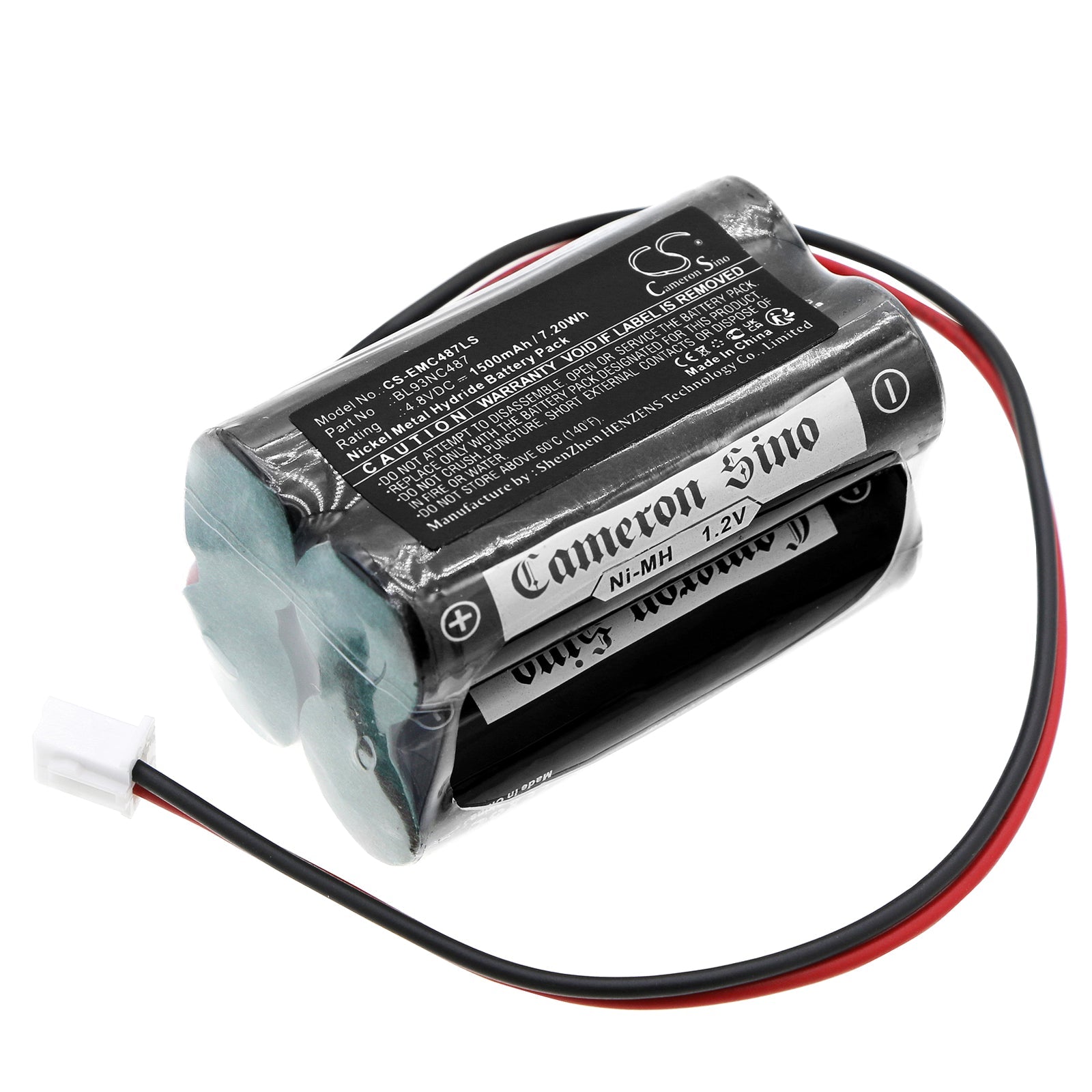 Ni-MH, Emergency Lighting Battery fits Cooper Industries 6200rp, 6200-rp, 4.8V, 1500mAh Emergency Lighting Cameron Sino Technology Limited