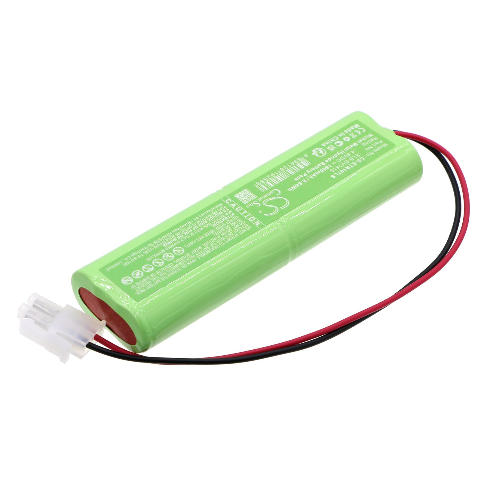 Ni-MH, Emergency Lighting Battery fits Ektor 1415, Ev1670, 4.8V, 1800mAh Emergency Lighting Cameron Sino Technology Limited