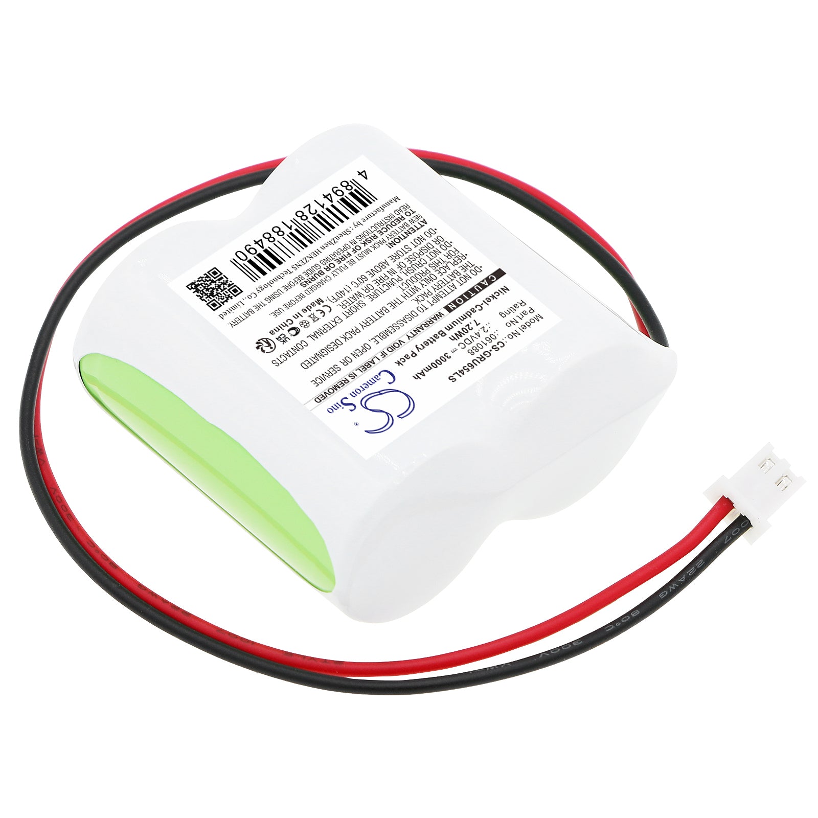 Ni-MH, Emergency Lighting Battery fits Legrand 062632, 62654, 2.4V, 3000mAh Emergency Lighting Cameron Sino Technology Limited