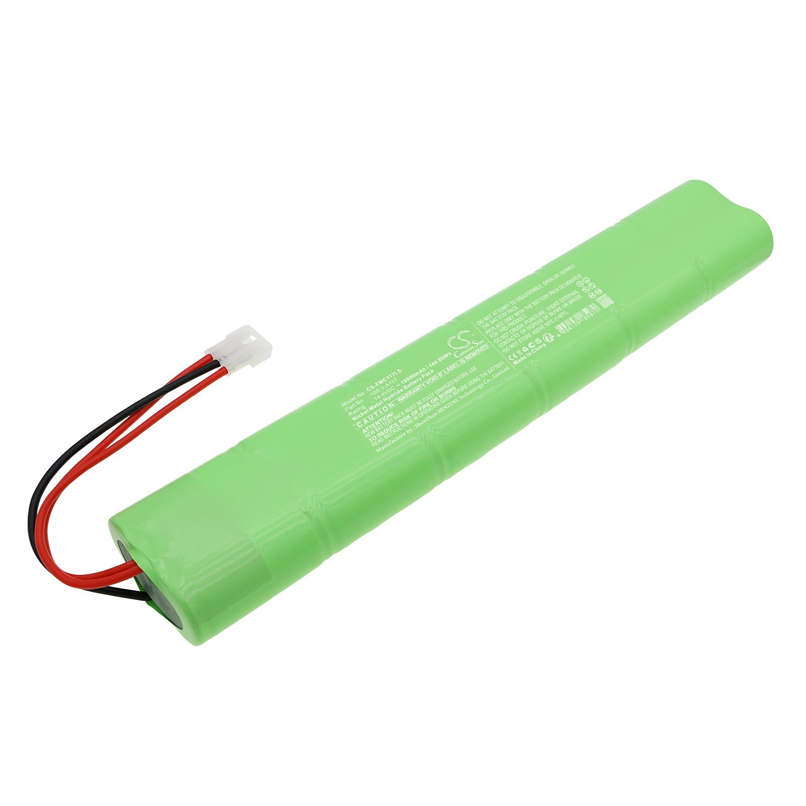 Ni-MH, Emergency Lighting Battery fits Lithonia 100-3-a117, 14.4V, 10000mAh Emergency Lighting Cameron Sino Technology Limited