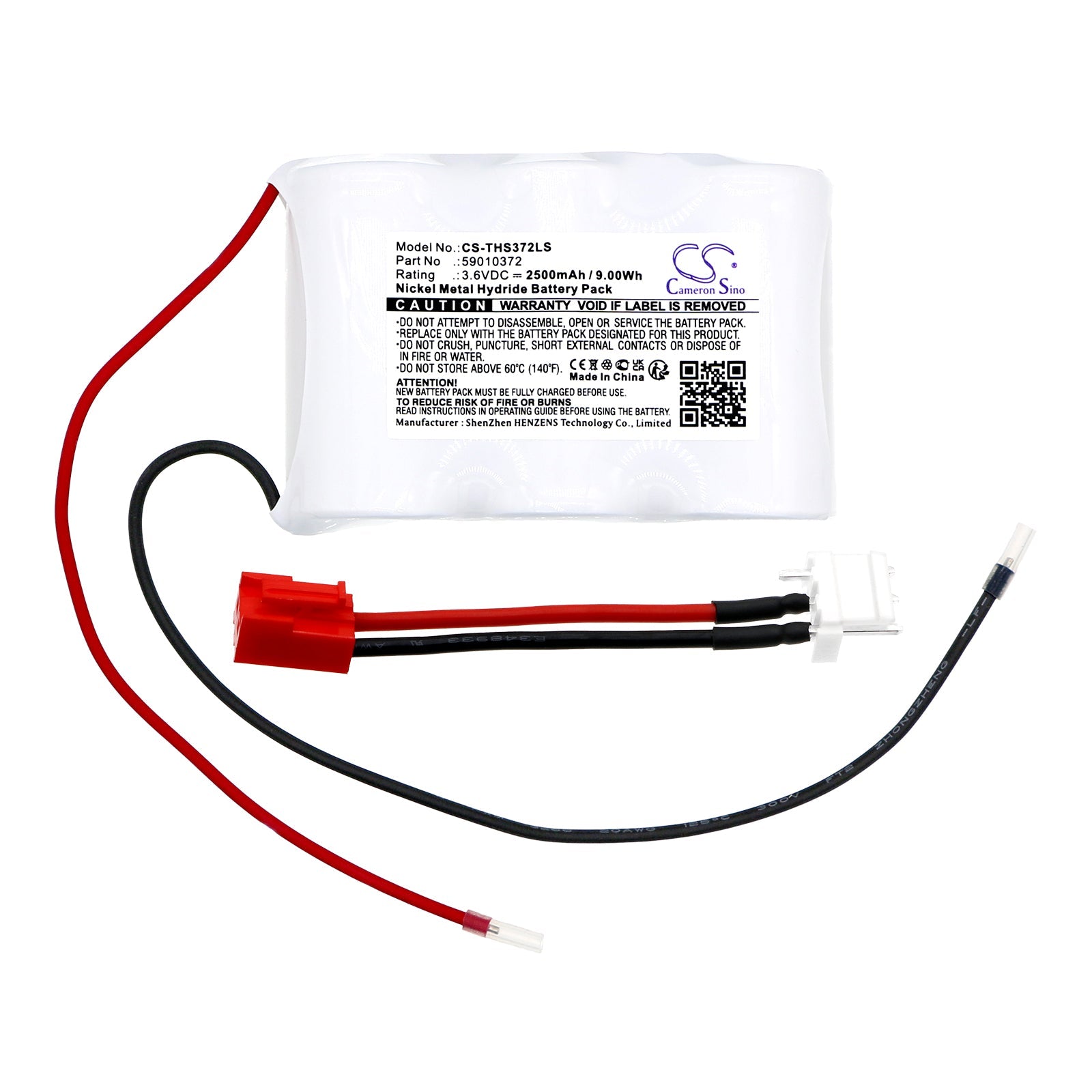 Ni-MH, Emergency Lighting Battery fits Thorn Voyager Star Cs 3 Sbs 135/160mm, 3.6V, 2500mAh Emergency Lighting Cameron Sino Technology Limited