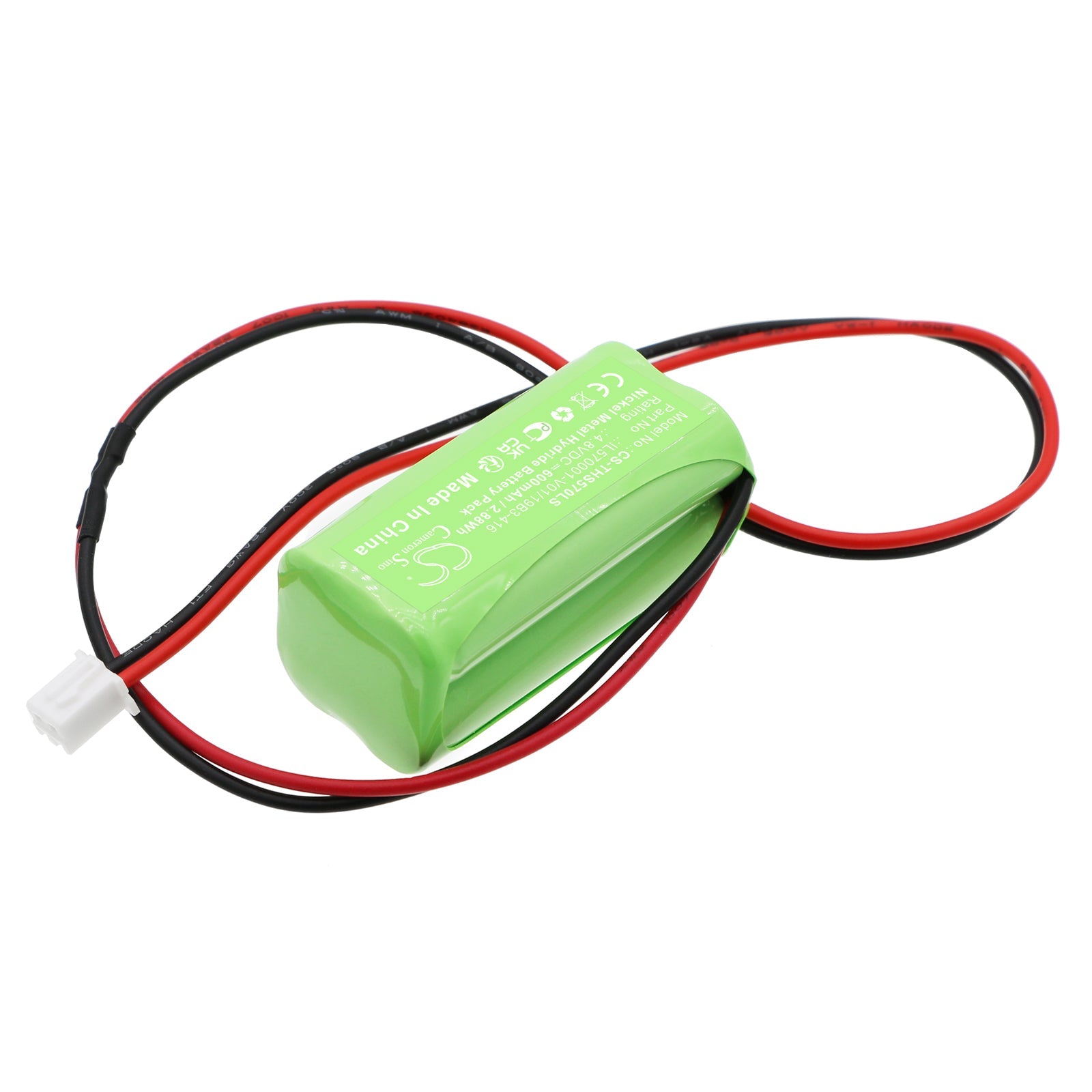 Ni-MH, Emergency Lighting Battery fits Thorn Voyager Styleaccu 3h, 4.8V, 600mAh Emergency Lighting Cameron Sino Technology Limited