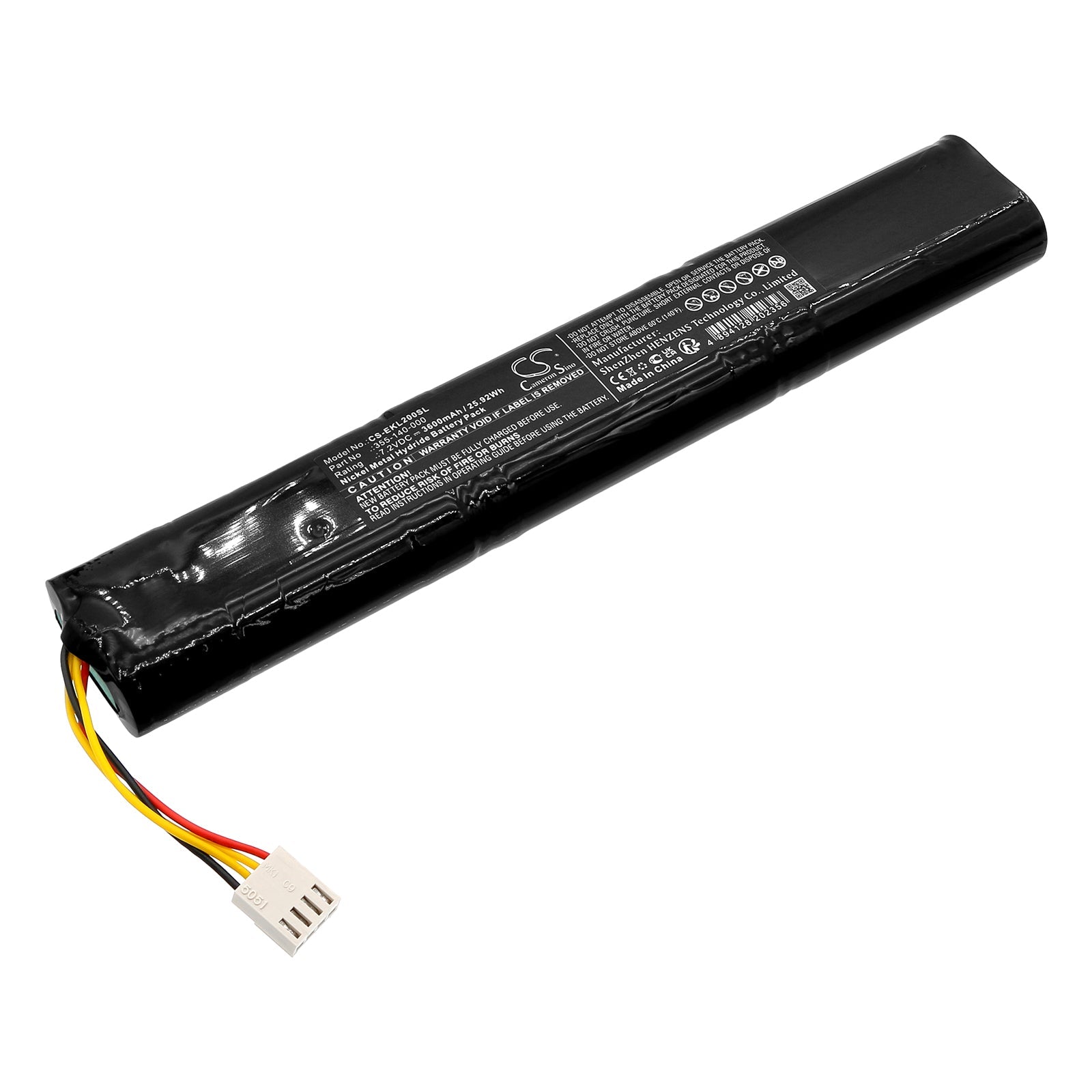 Ni-MH, Equipment, Survey, Test Battery fits Elektronika Ecfl 30, Edct 20, 7.2V, 3600mAh Equipment, Survey, Test Cameron Sino Technology Limited