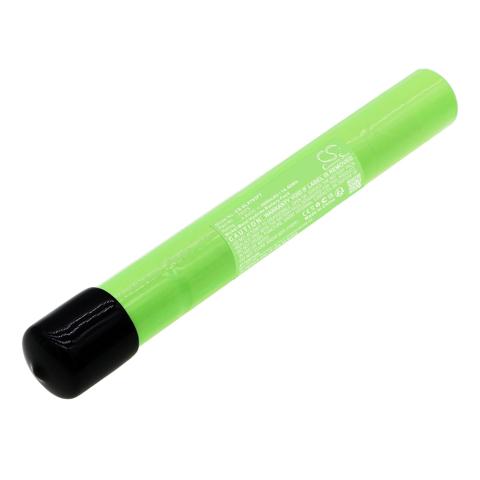 Ni-MH, Flashlight Battery fits Streamlight Polystinger Led Haz-lo Flashli, 4.8V, 3000mAh Flashlight Cameron Sino Technology Limited