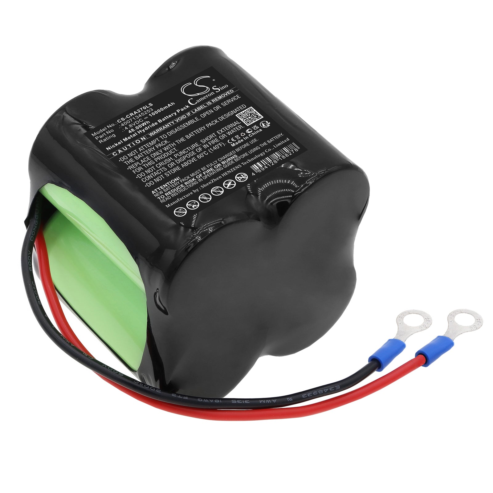 Ni-MH, LED Light Battery fits Ceag Cw270, Handlampe Seb5.4l, 4.8V, 10000mAh LED Light Cameron Sino Technology Limited