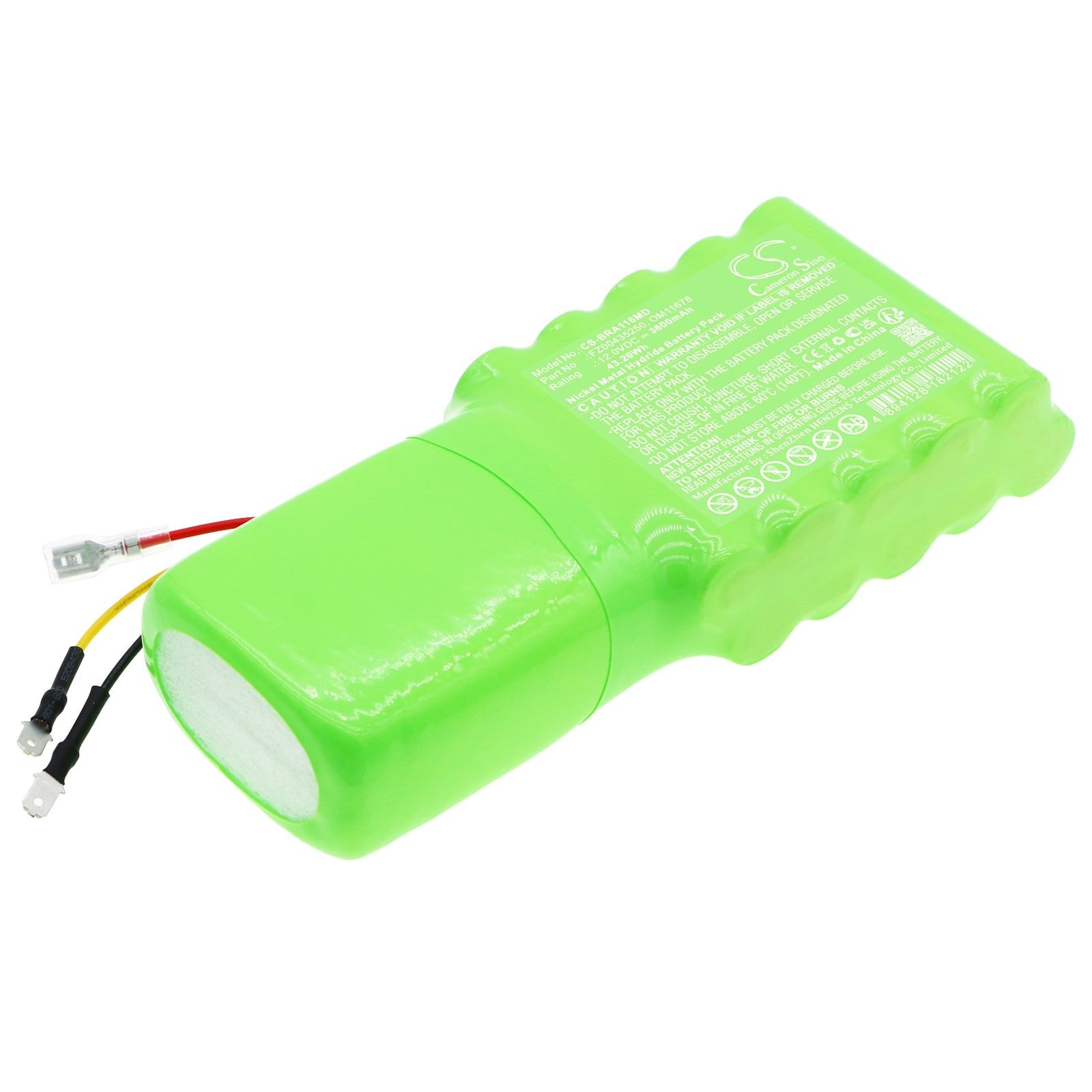 Ni-MH, Medical Battery fits B.braun 200es, 300es, 12.0V, 3600mAh Medical Cameron Sino Technology Limited