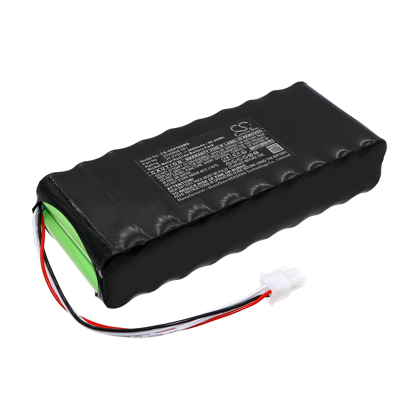 Ni-MH, Medical Battery fits Criticare Elb External Power Supply, Ge External Power Supply, 24.0V, 3600mAh Medical Cameron Sino Technology Limited