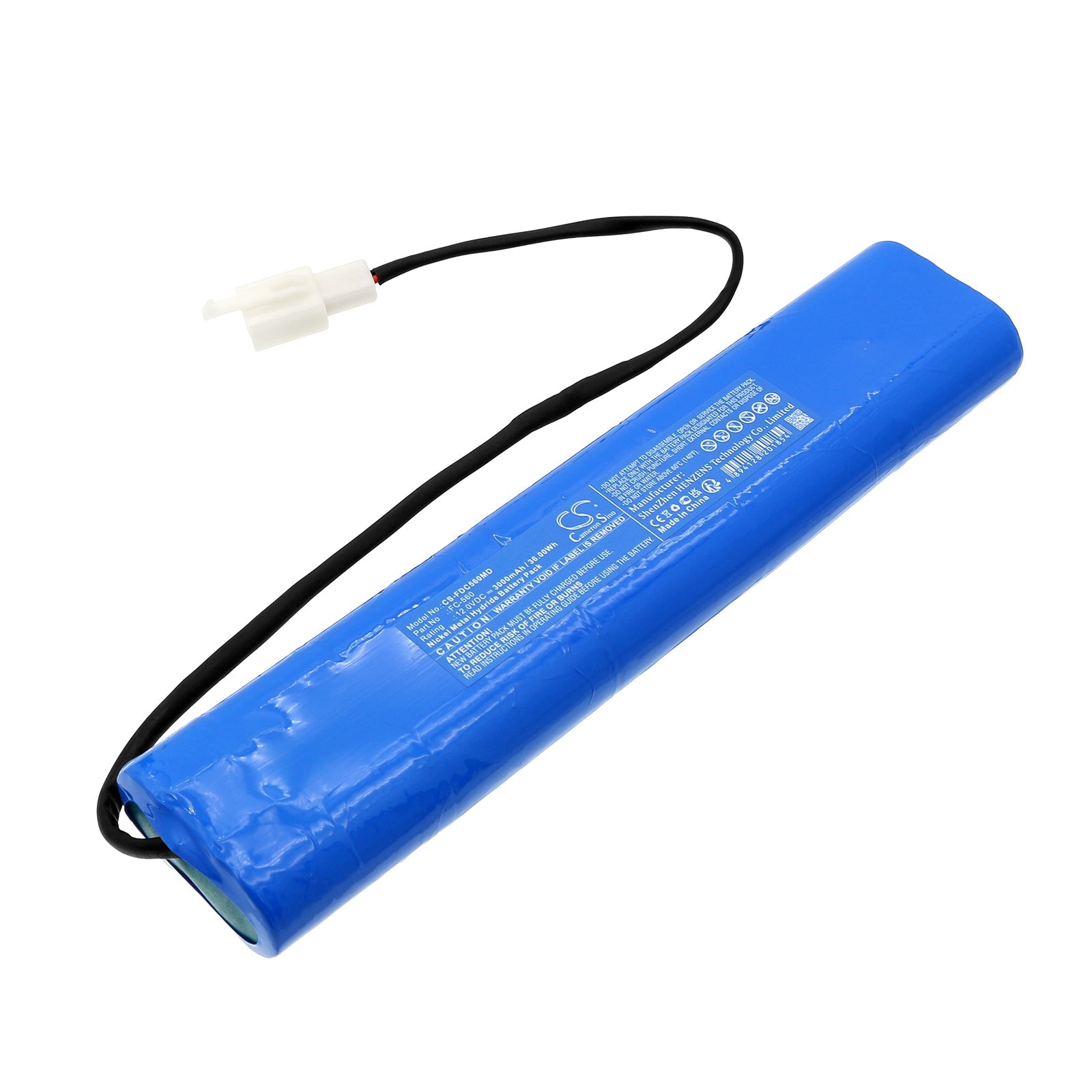 Ni-MH, Medical Battery fits Fukuda Fc-560, 12.0V, 3000mAh Medical Cameron Sino Technology Limited