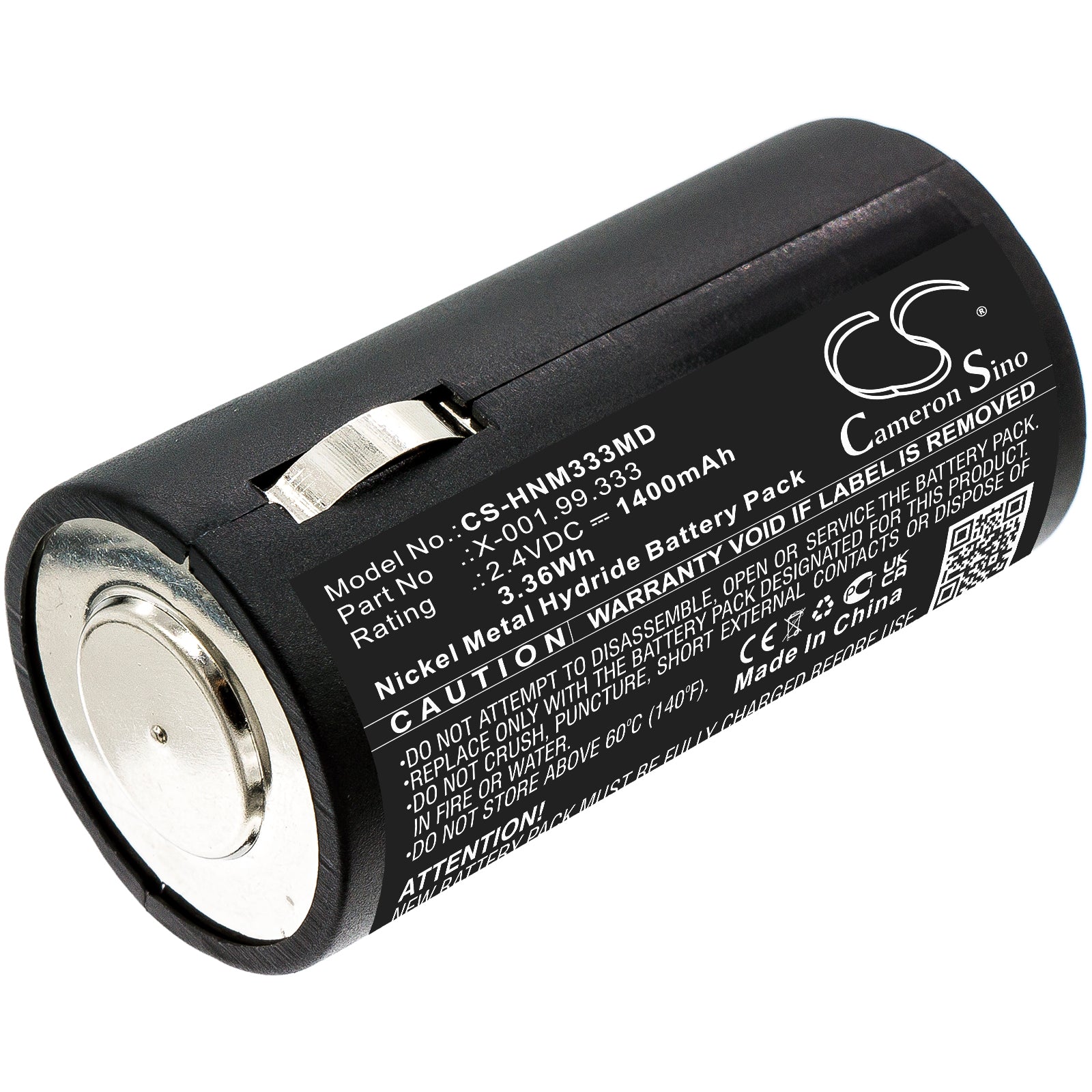 Ni-MH, Medical Battery fits Heine Old S2z Handles, 2.4V, 1400mAh Medical Cameron Sino Technology Limited